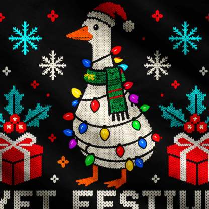 Overstimulated Yet Festive Ugly Sweatshirts