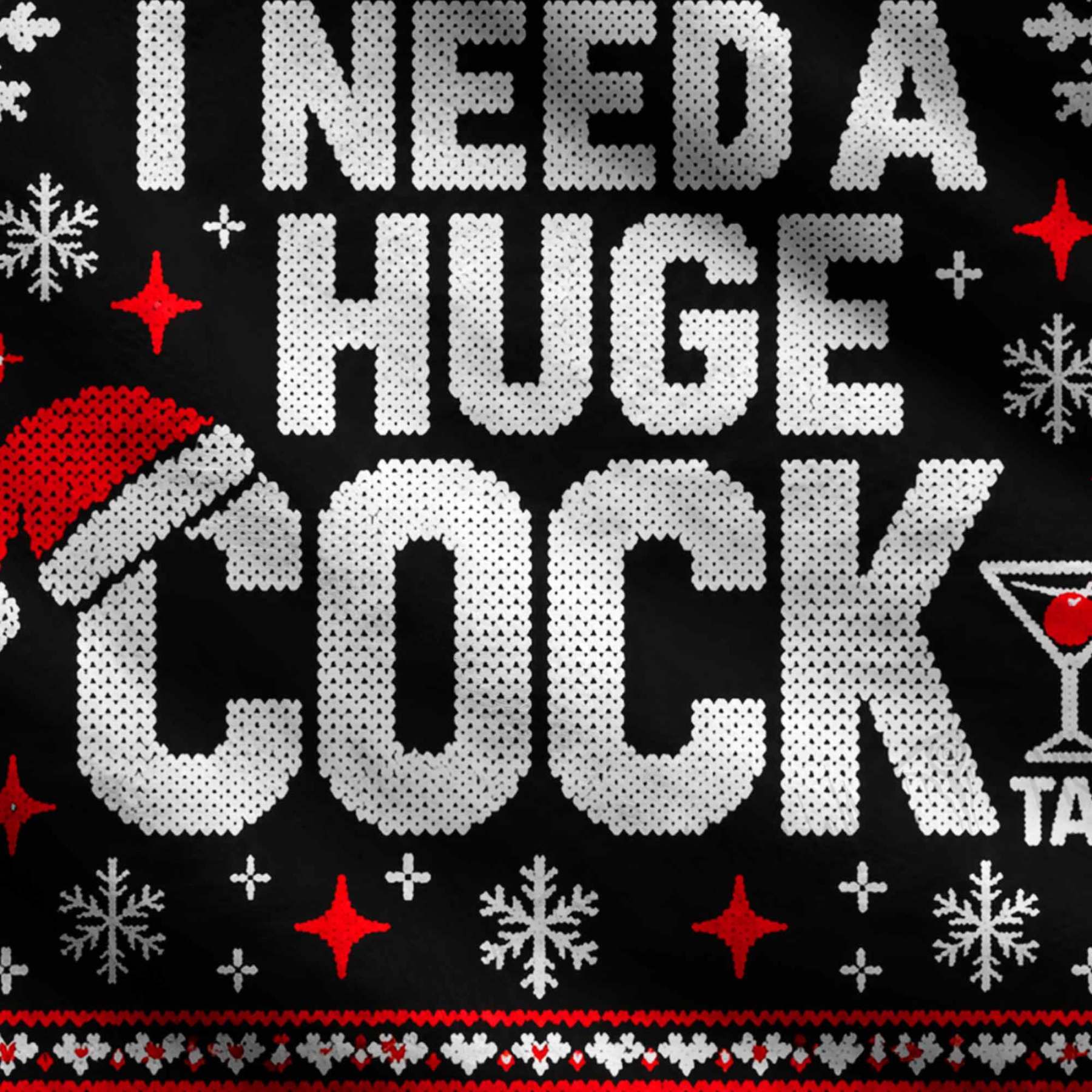 I Need a Huge Cocktail Ugly Sweatshirts