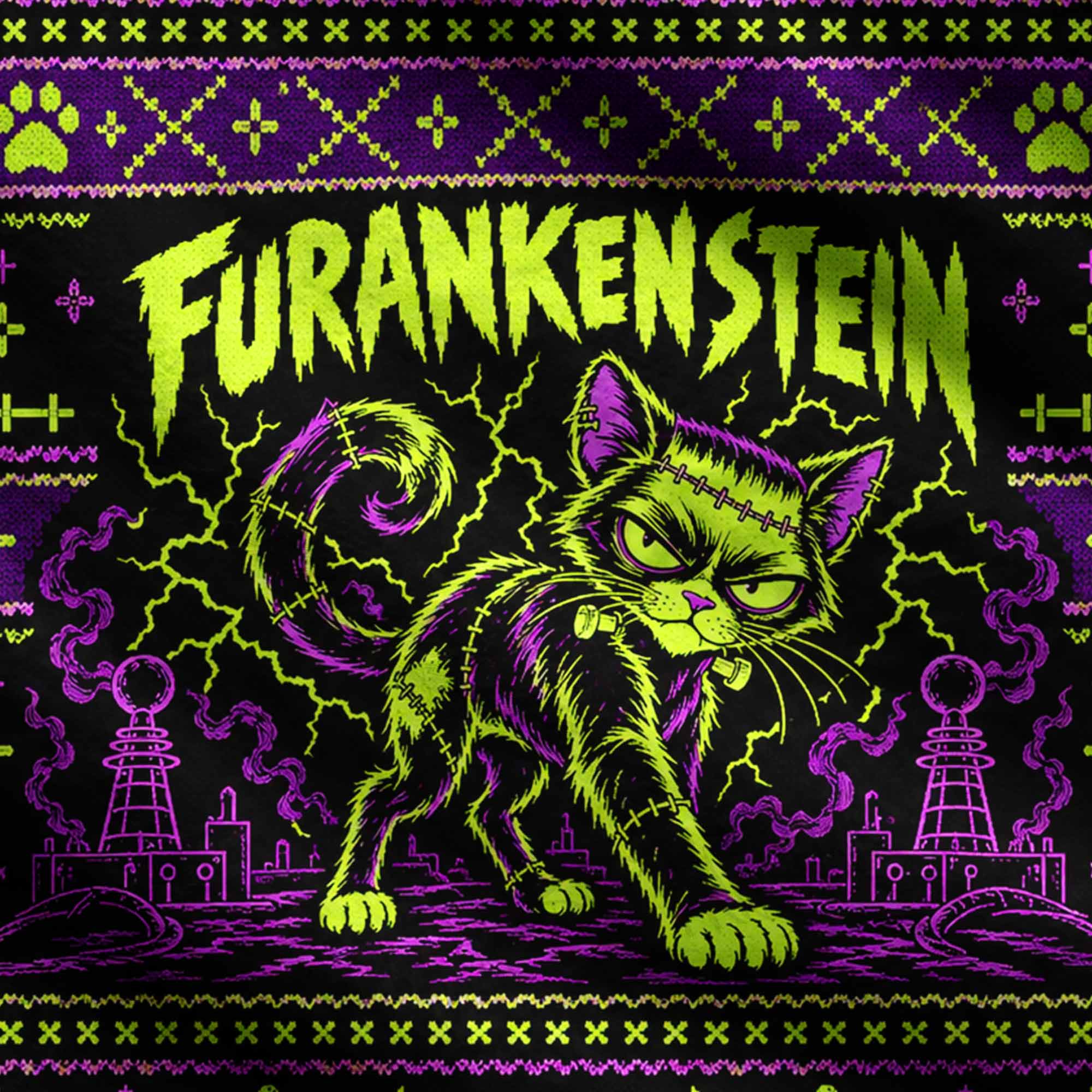 Furankenstein Creepy Cat Ugly Sweatshirts
