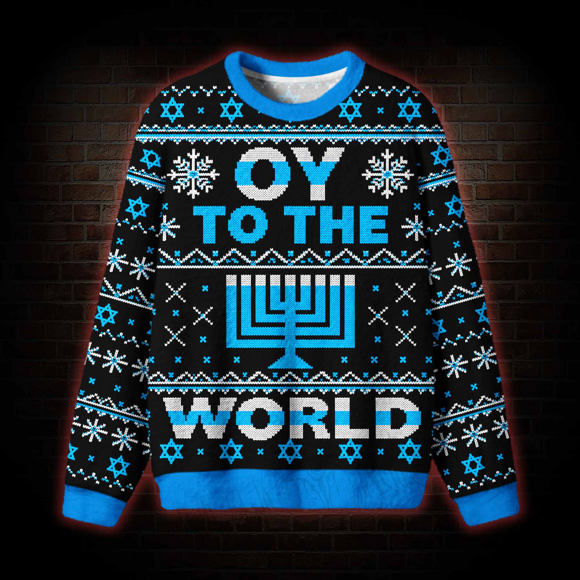 Oy to the World Ugly Sweatshirts
