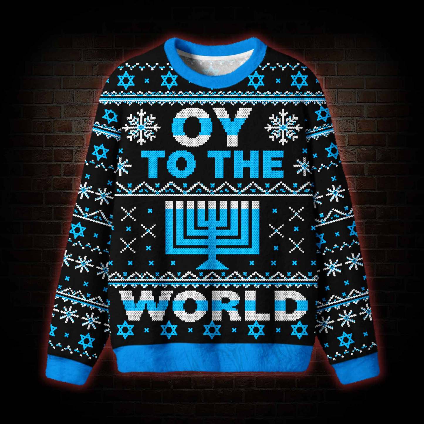 Oy to the World Ugly Sweatshirts