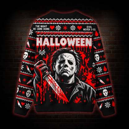 I Prefer Halloween Ugly Sweatshirts