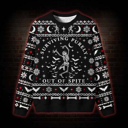 Surviving Purely Out of Spite Ugly Sweatshirts