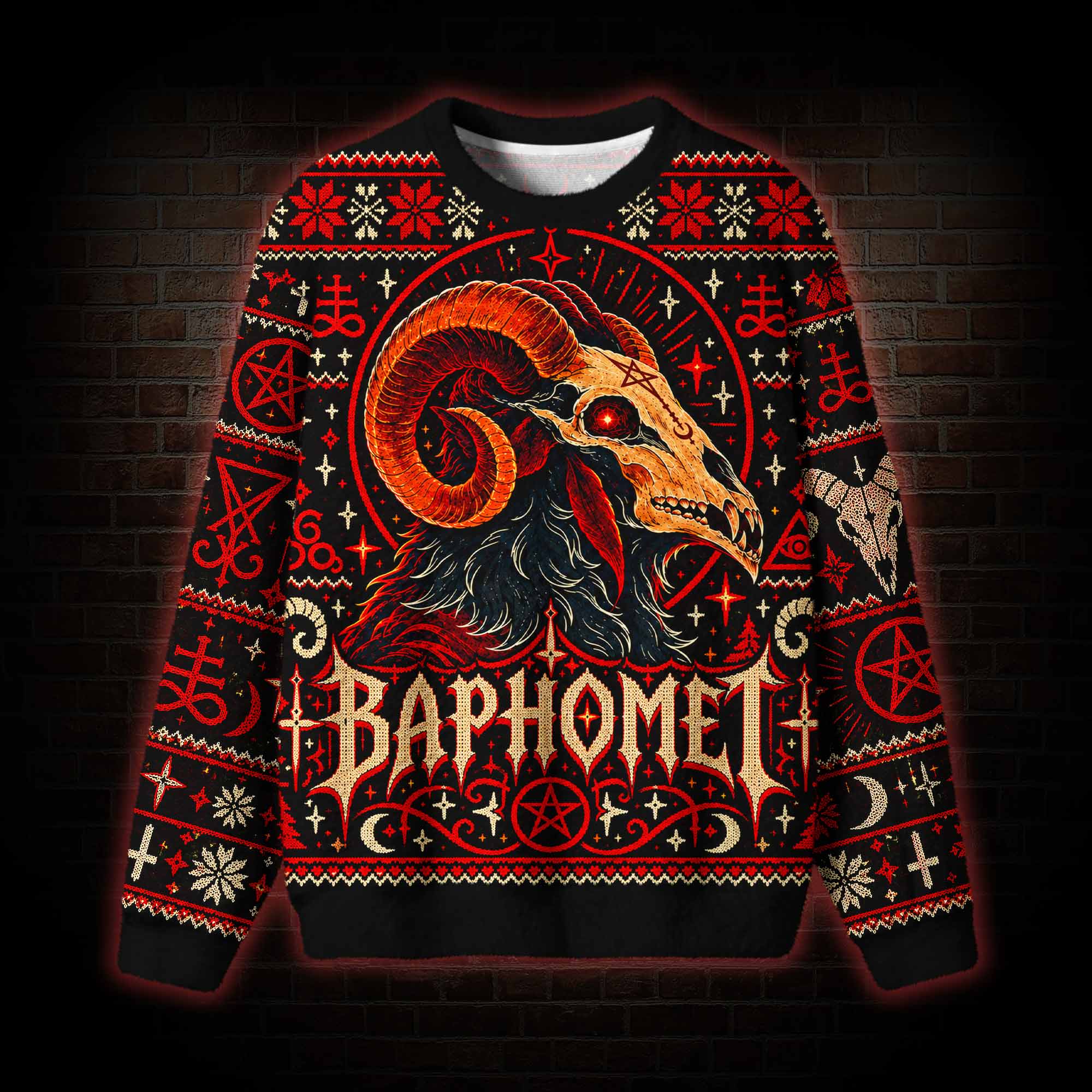 Baphomet Ugly Sweatshirts