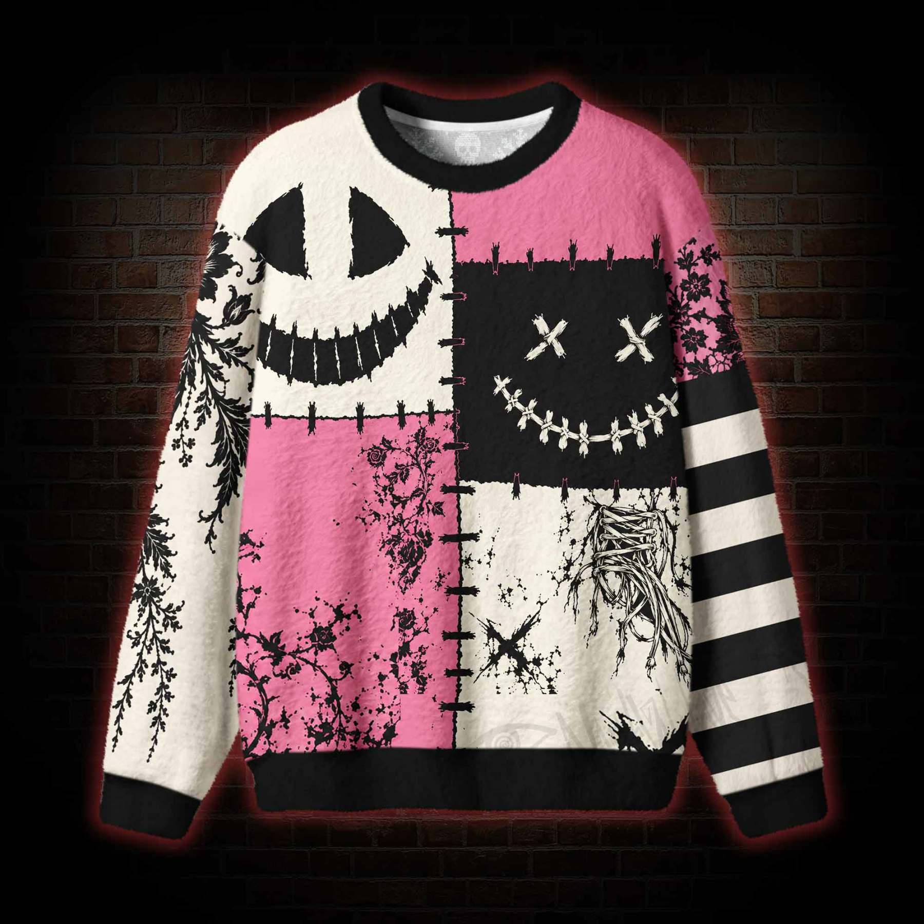 Goth Patchwork Ugly Sweatshirts
