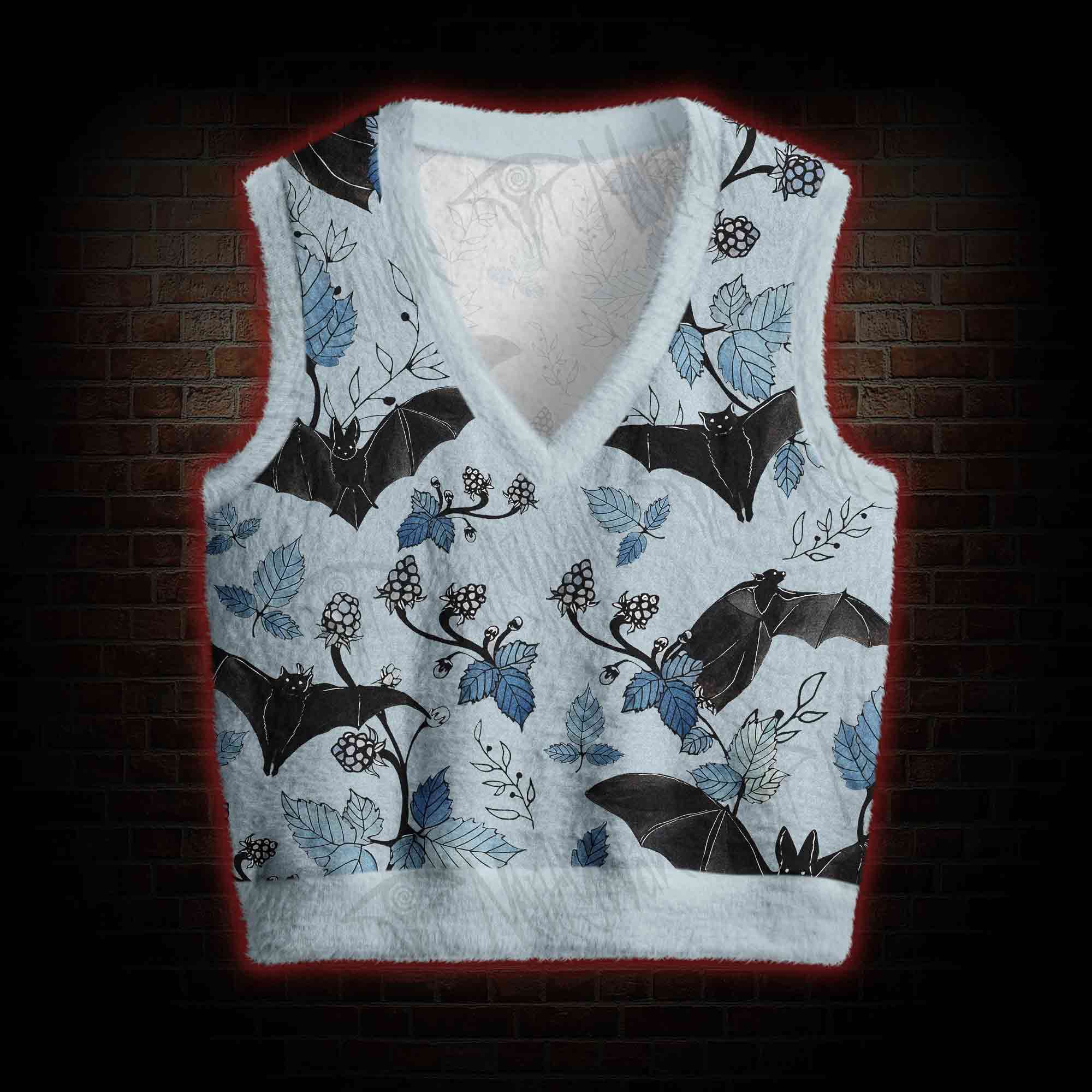 Flying Bats Ugly Sweater Vest