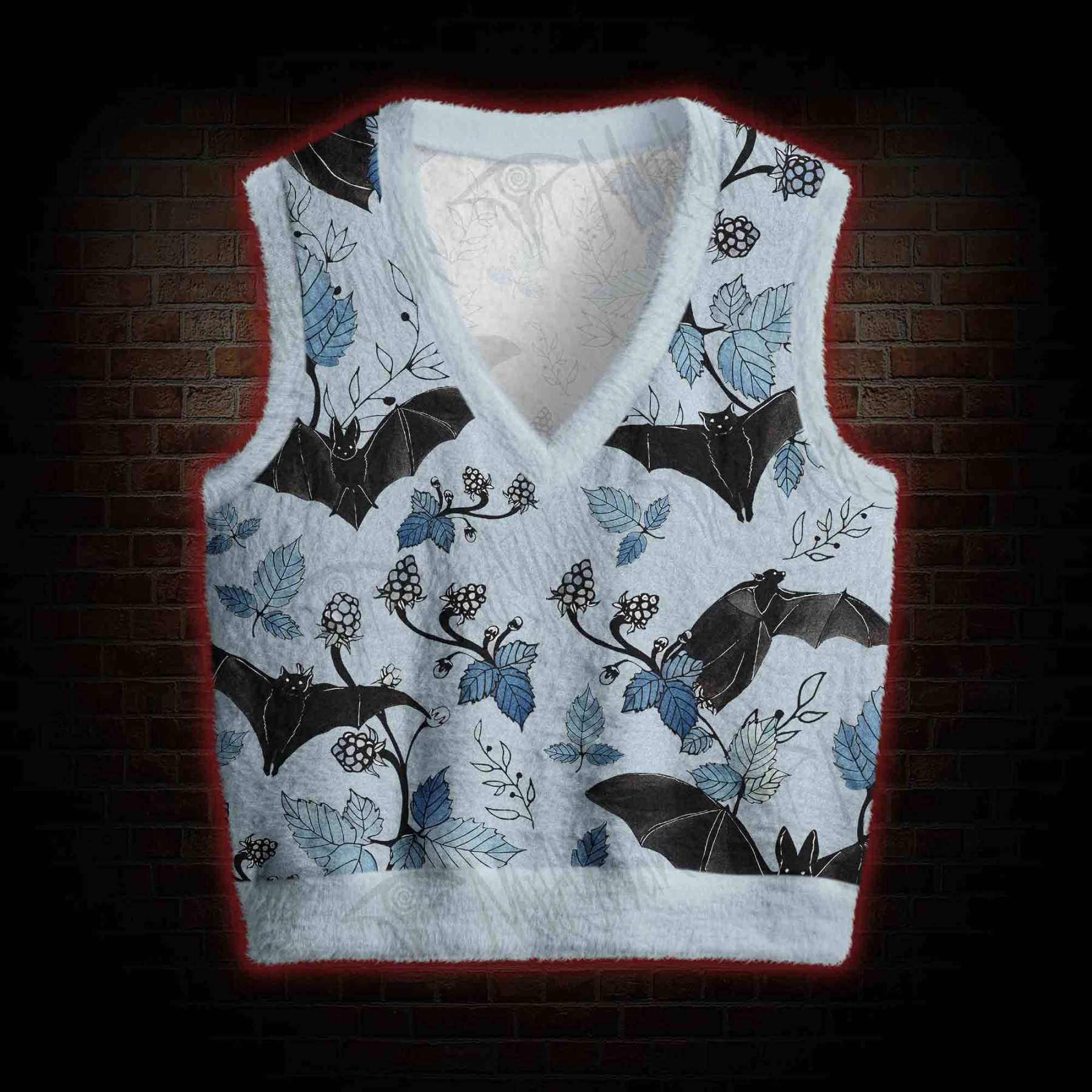 Flying Bats Ugly Sweater Vest