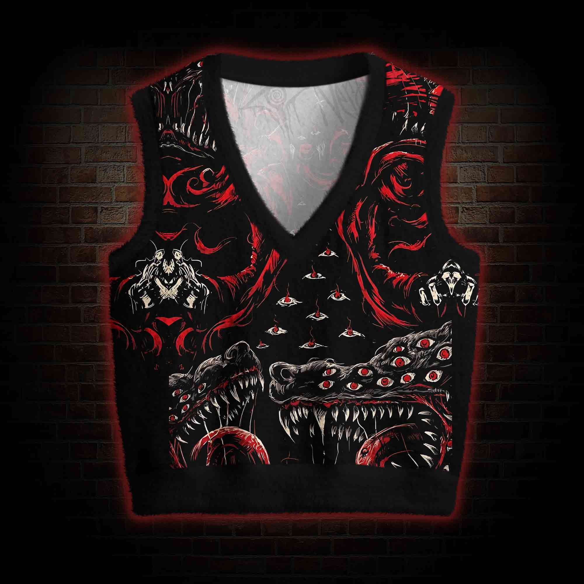 Dark Beast Ugly Sweater Vest