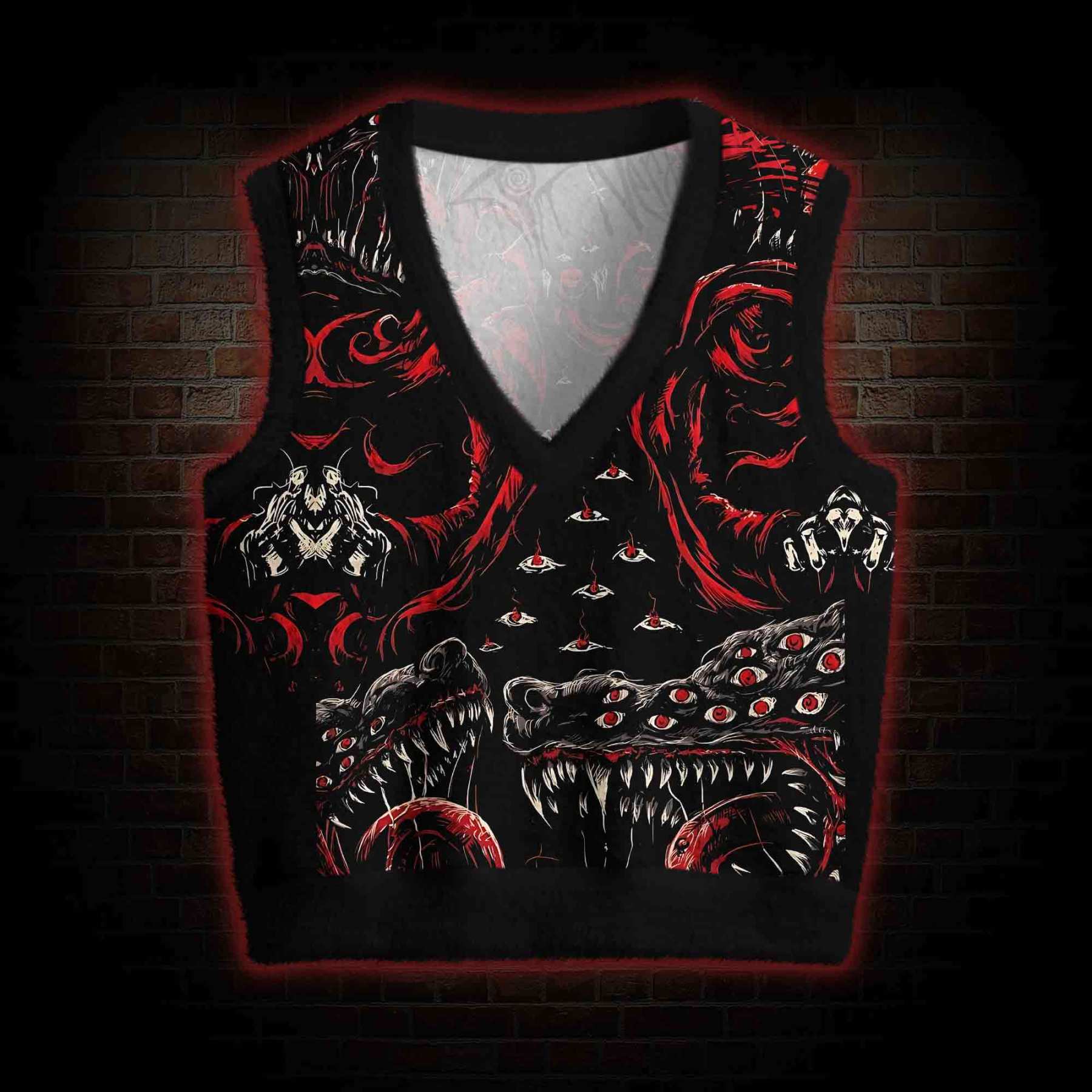 Dark Beast Ugly Sweater Vest