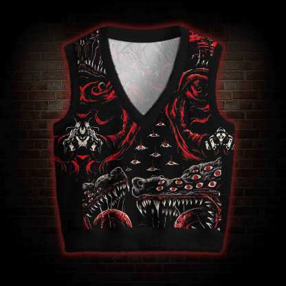 Dark Beast Ugly Sweater Vest