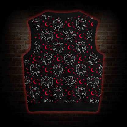 Mothman Night Ugly Sweater Vest