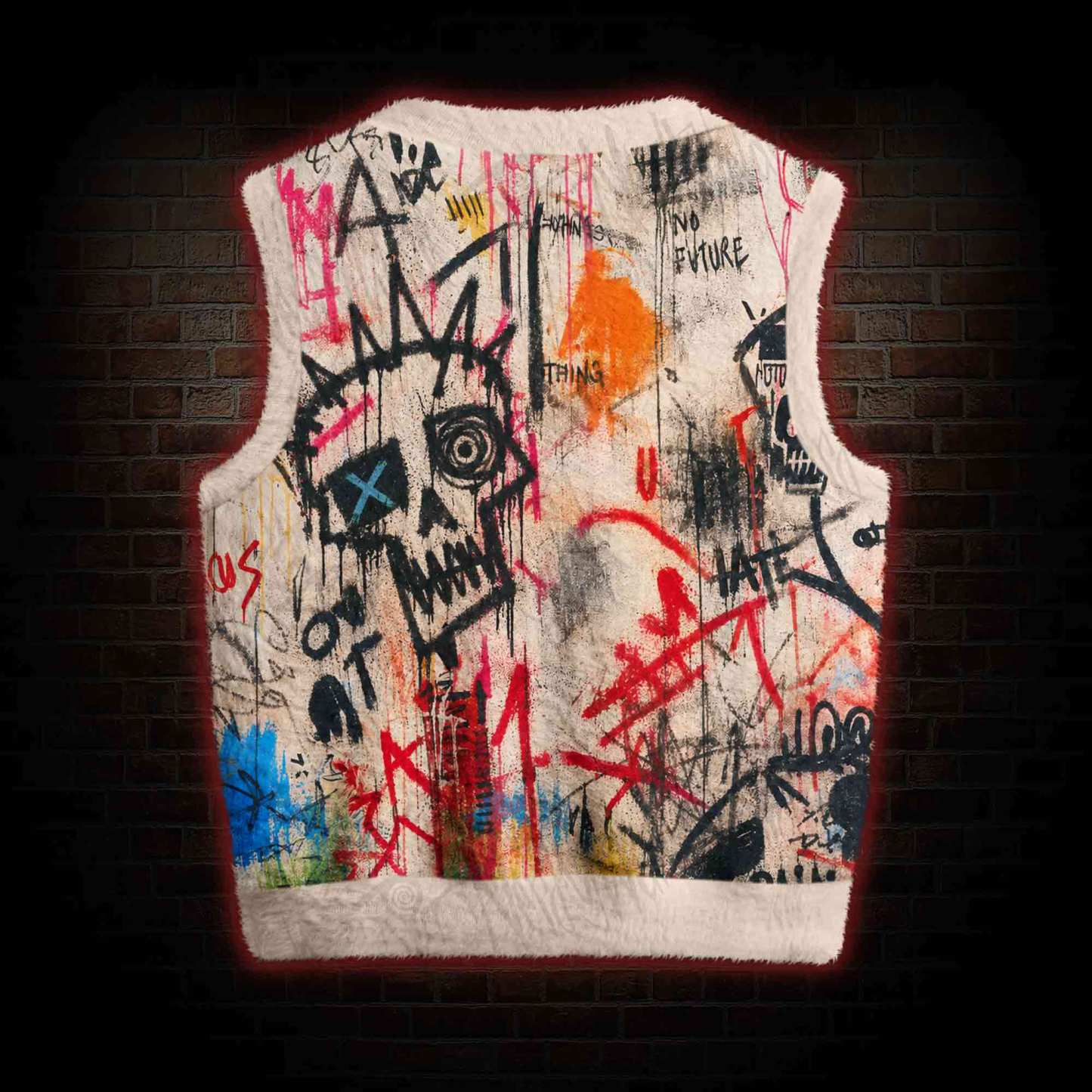 Vandalized Soul Ugly Sweater Vest