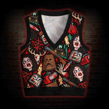Groovy Dead Ugly Sweater Vest