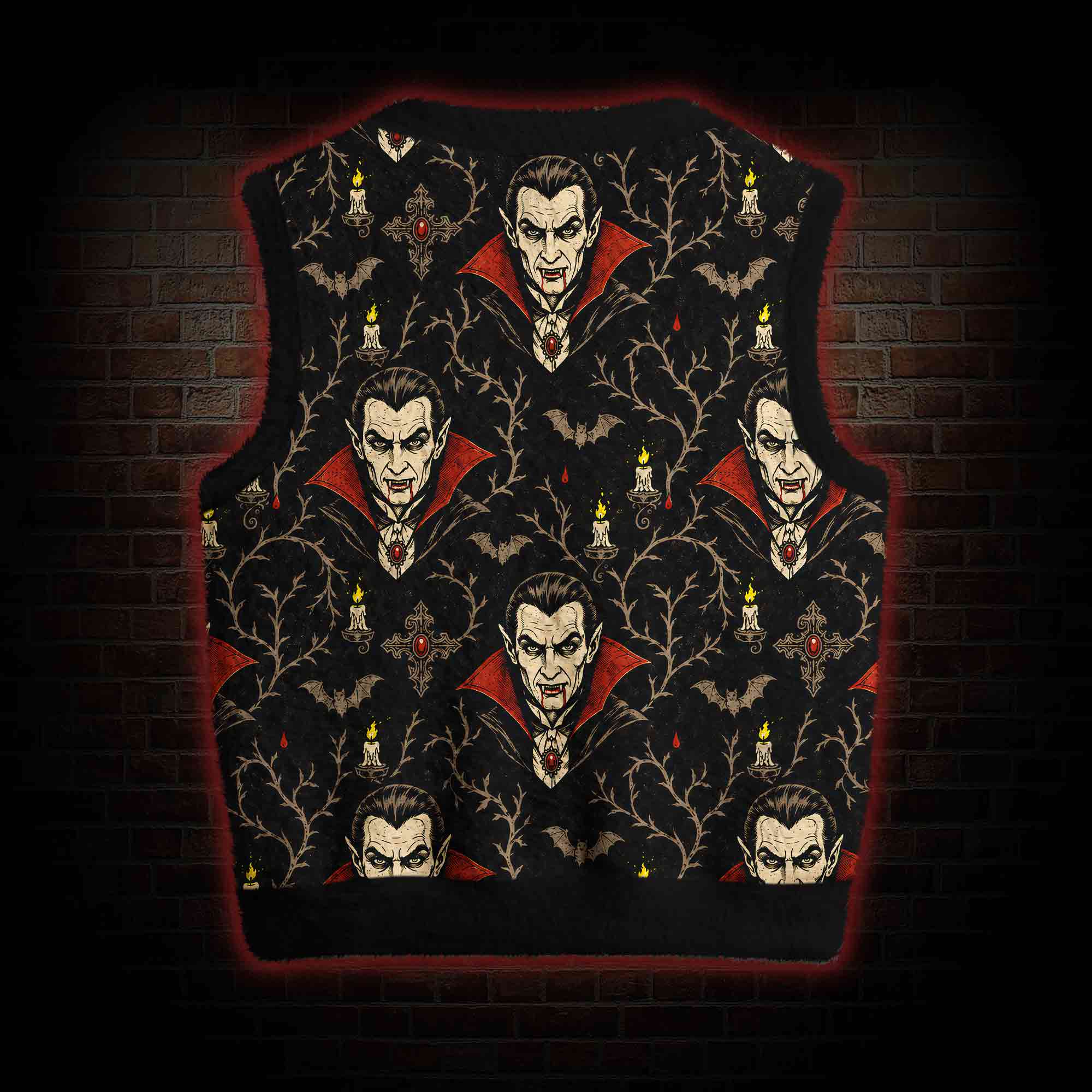 Vampire Lord Ugly Sweater Vest