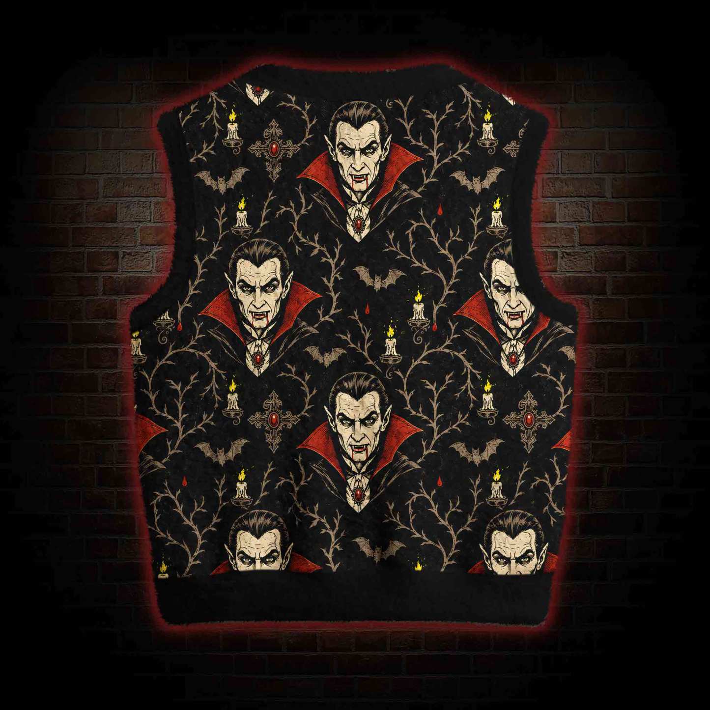 Vampire Lord Ugly Sweater Vest