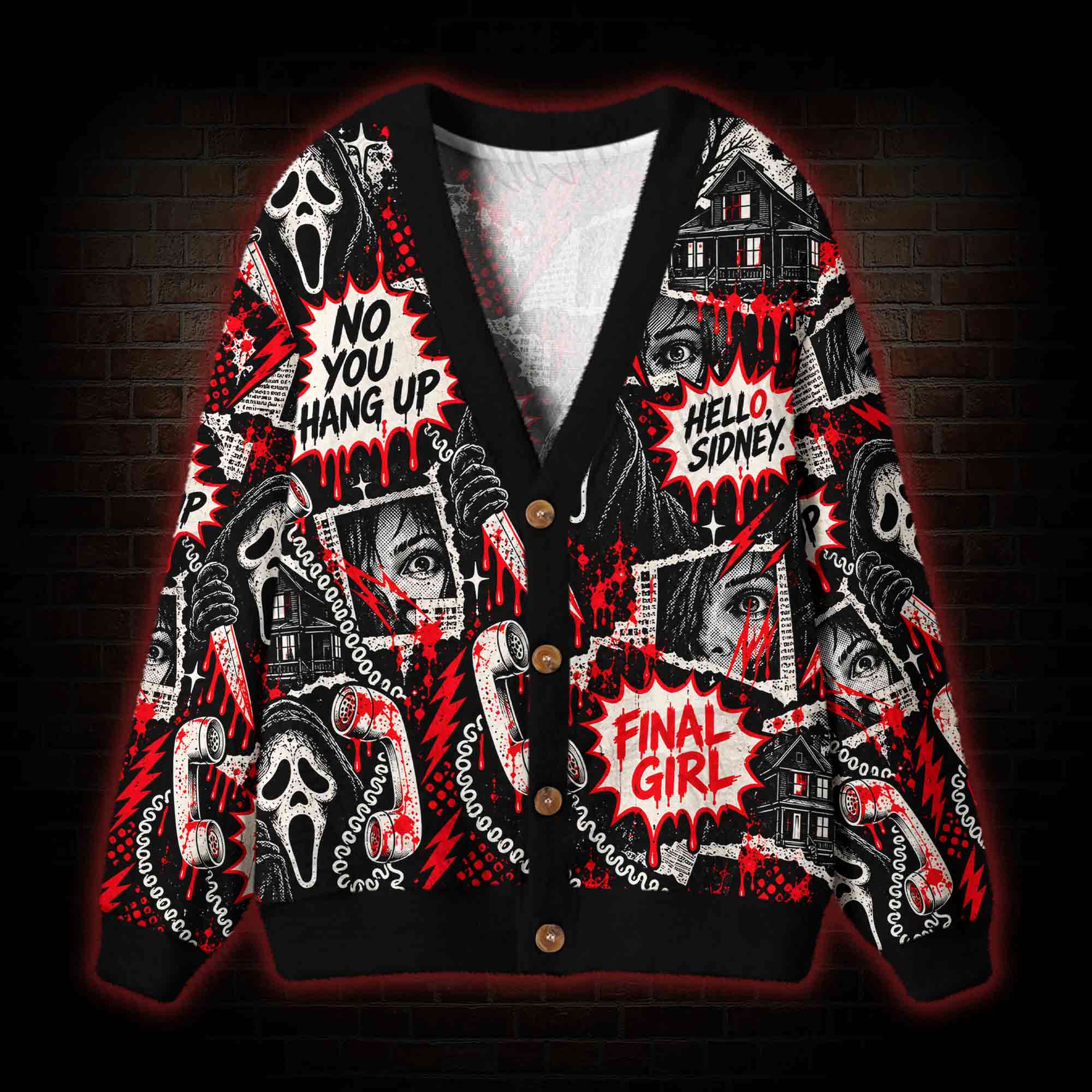 No You Hang Up Cardigan Sweater