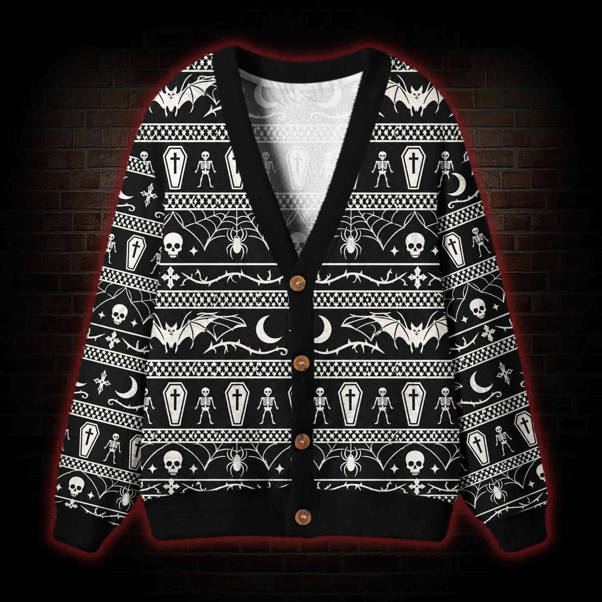 Midnight Spells Cardigan Sweater
