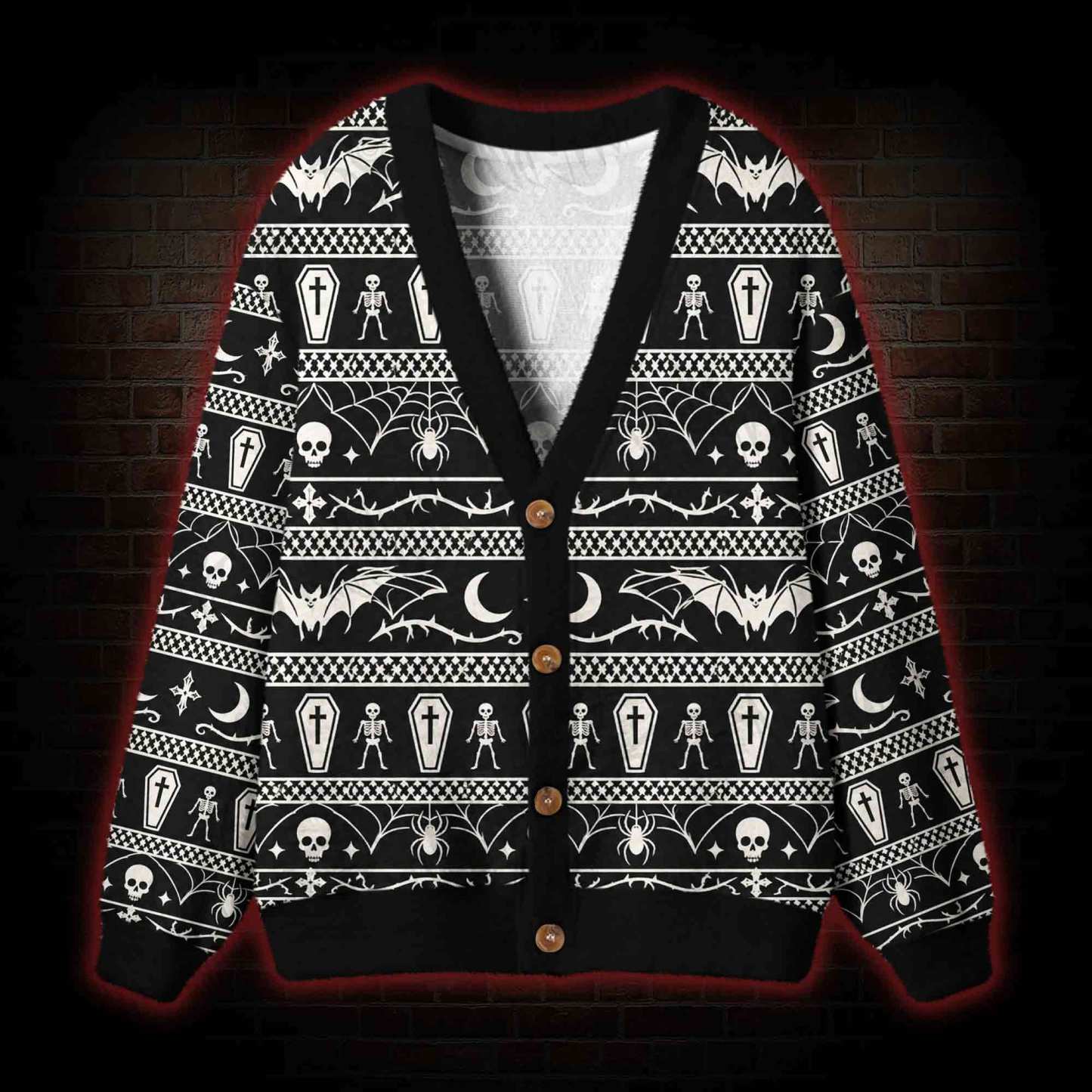 Midnight Spells Cardigan Sweater