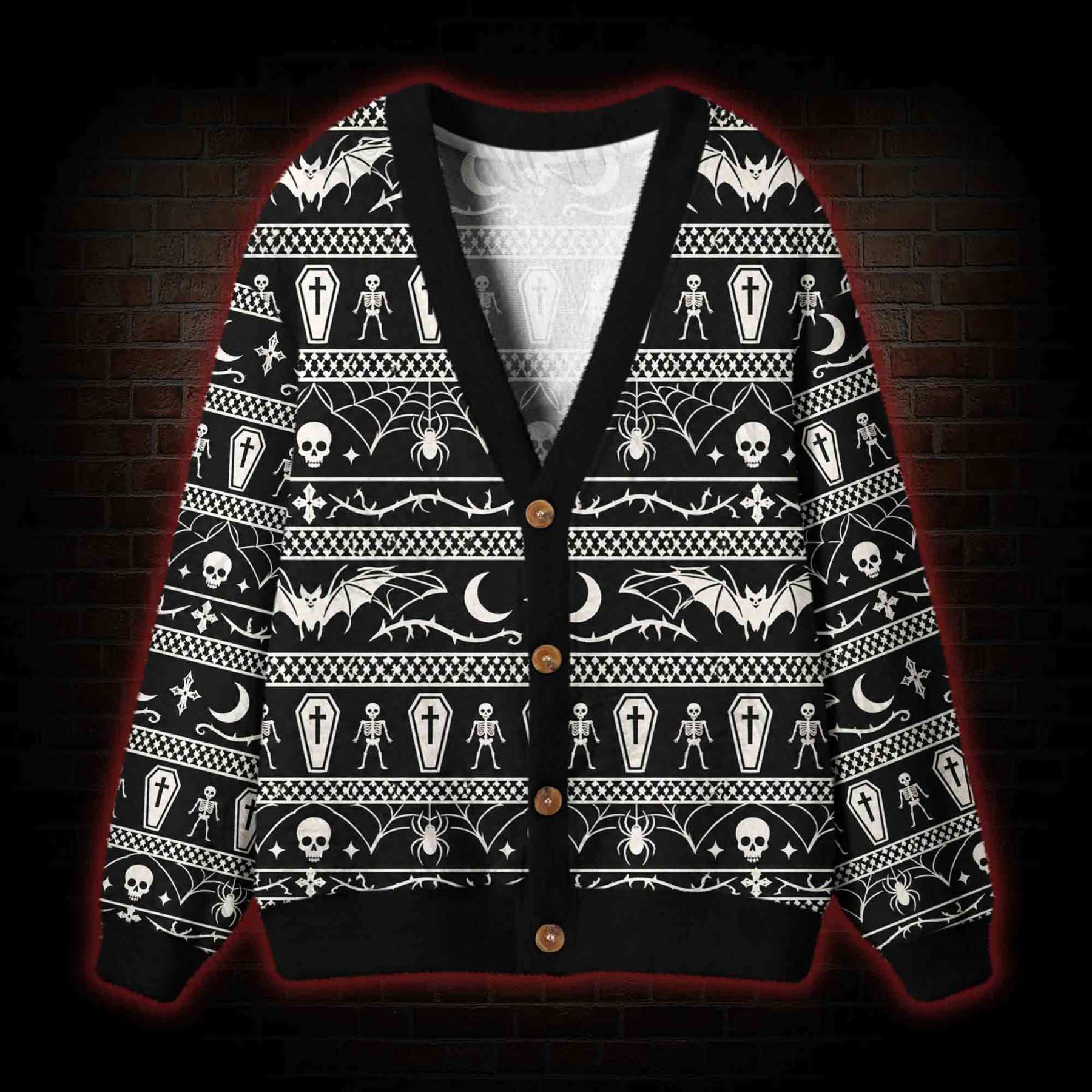 Midnight Spells Cardigan Sweater