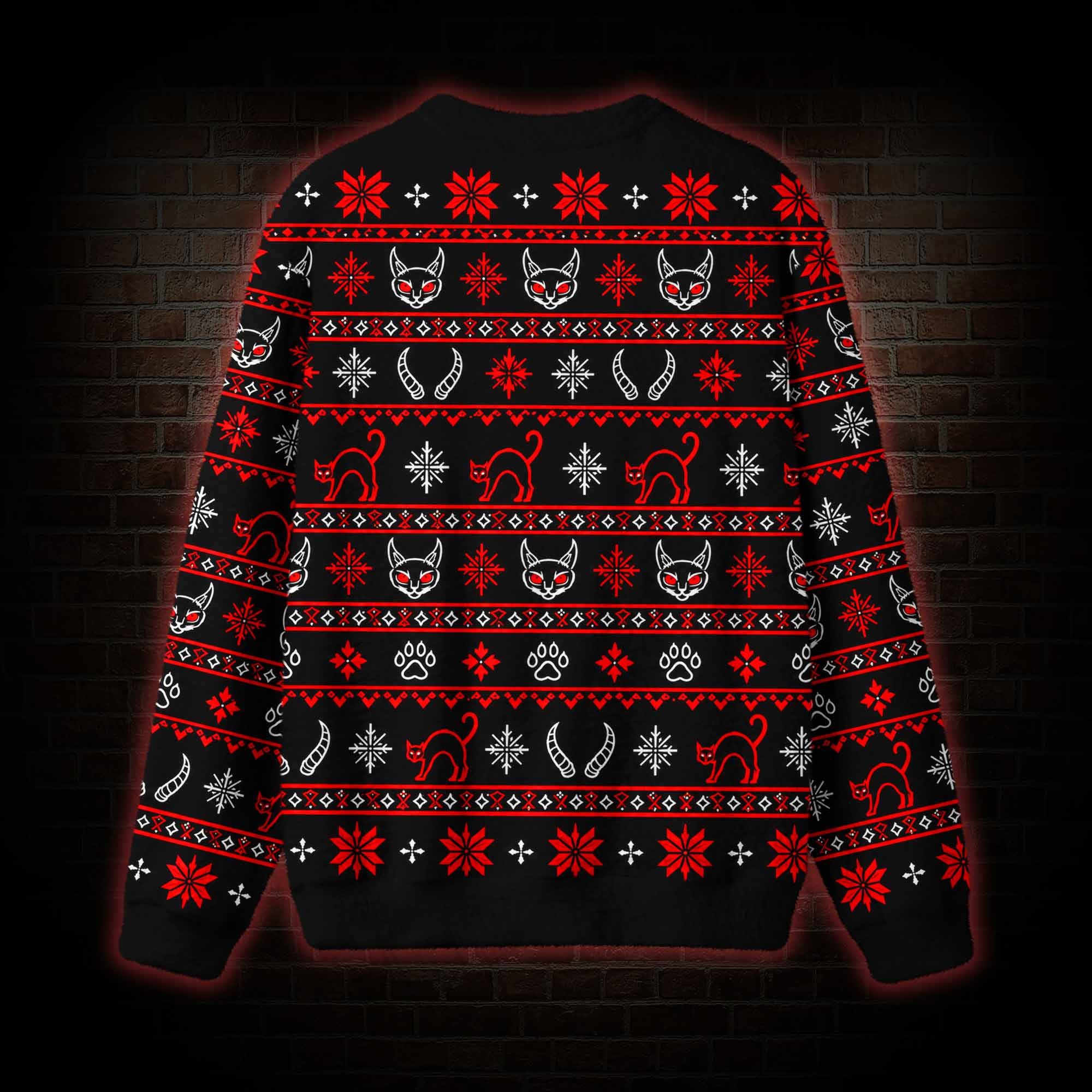 Satan Claus Ugly Sweatshirts