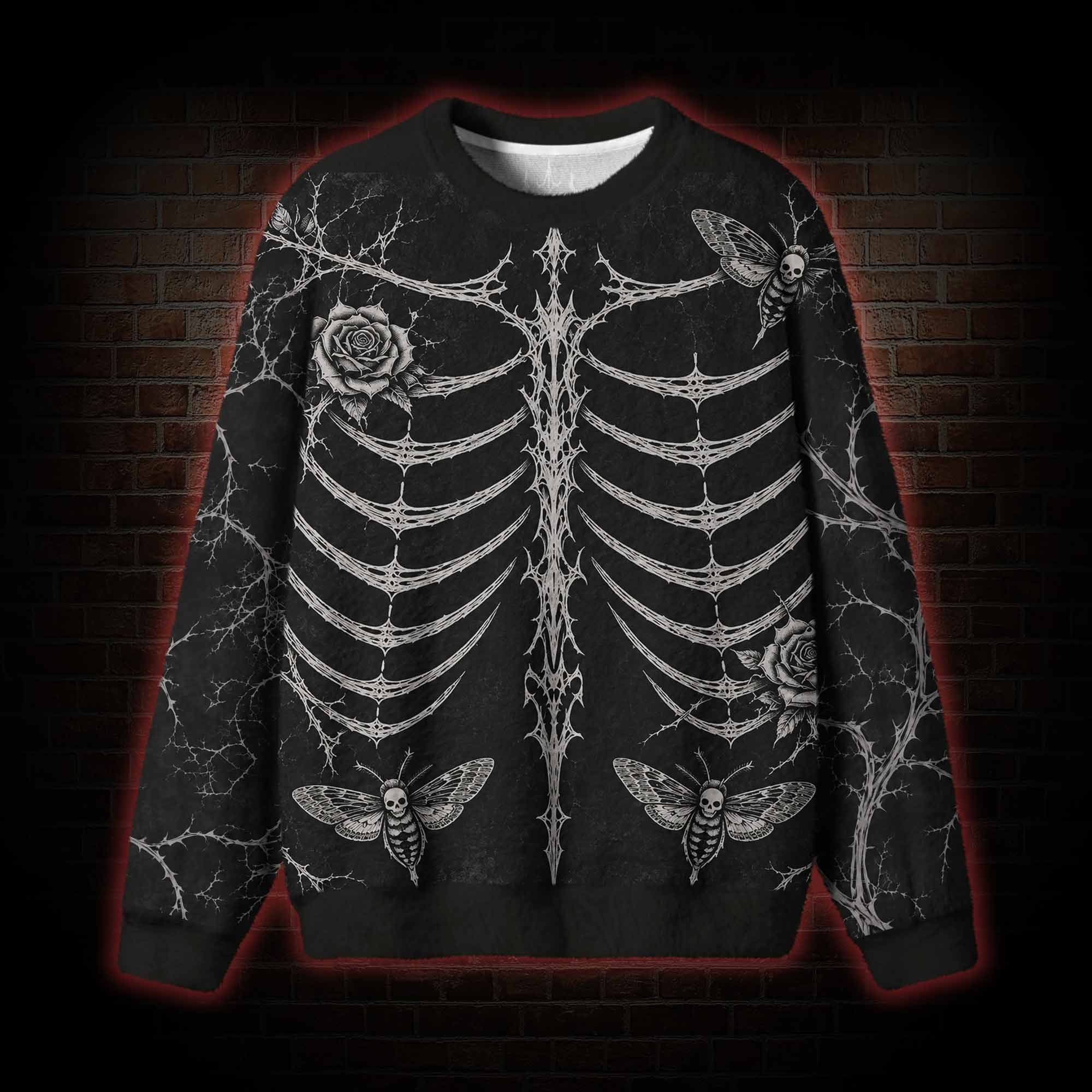 Thorny Ribcage Ugly Sweatshirts