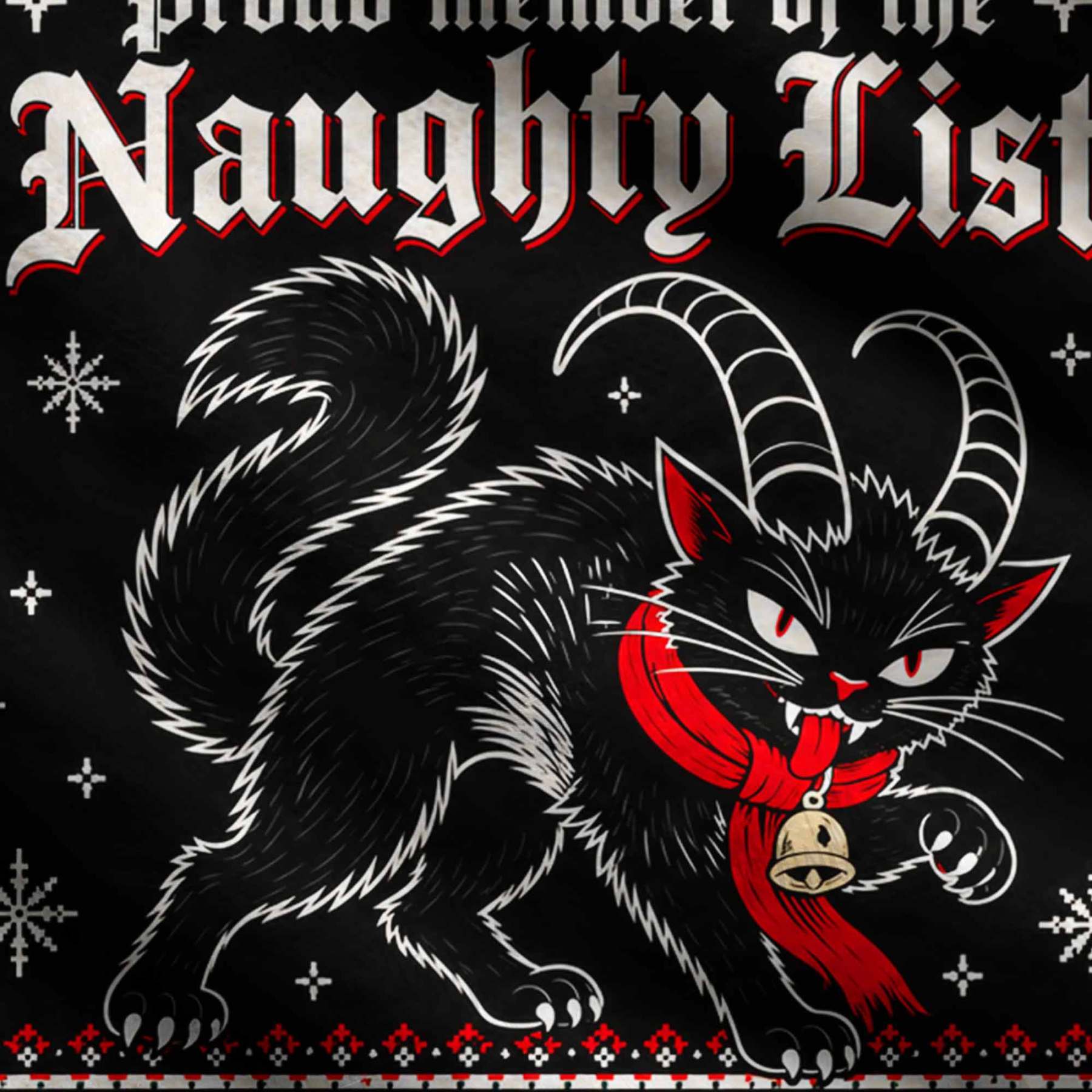Proud Member Naughty List Ugly Sweatshirts
