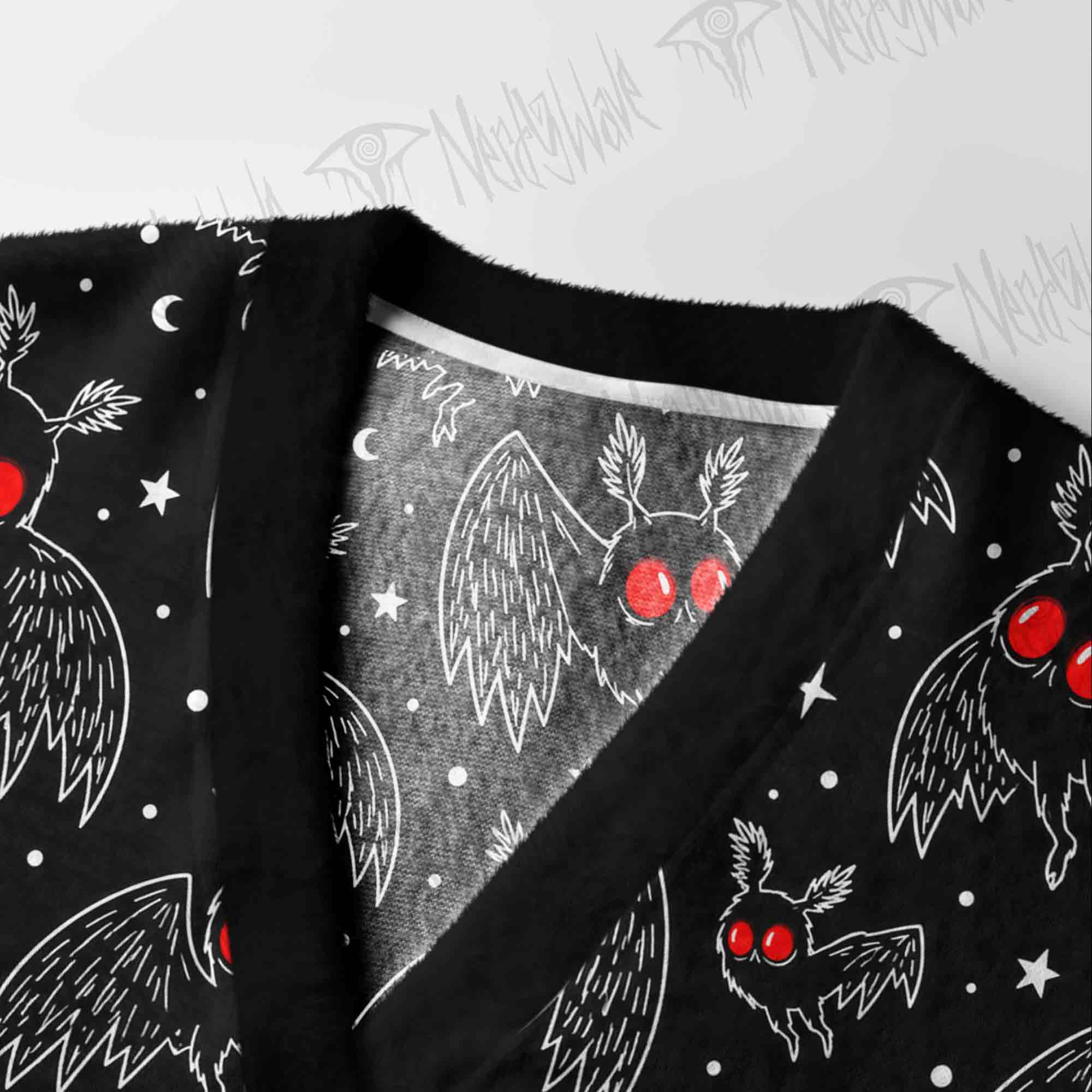 Mothman Lore Cardigan Sweater