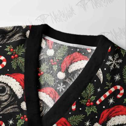 Santa Plague Doctor Cardigan Sweater