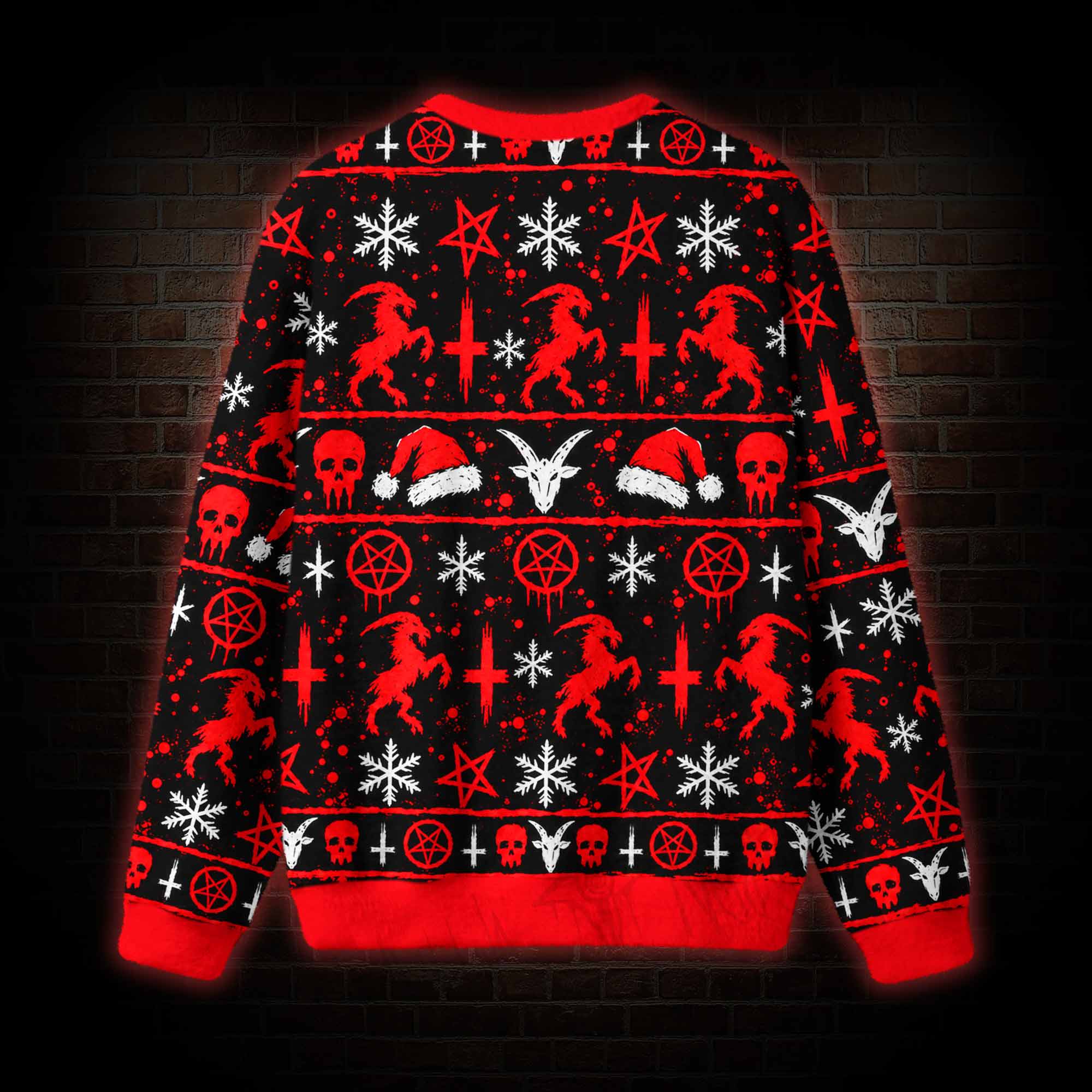Satan Claus Ugly Sweatshirts