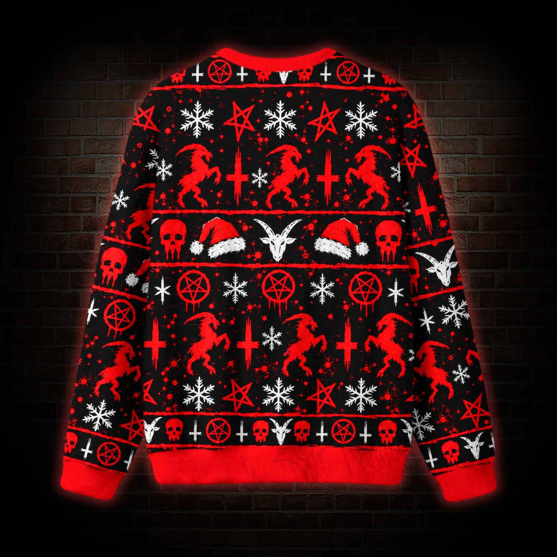 Satan Claus Ugly Sweatshirts