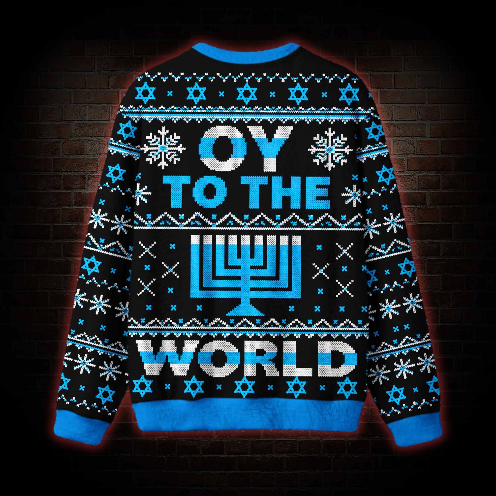 Oy to the World Ugly Sweatshirts
