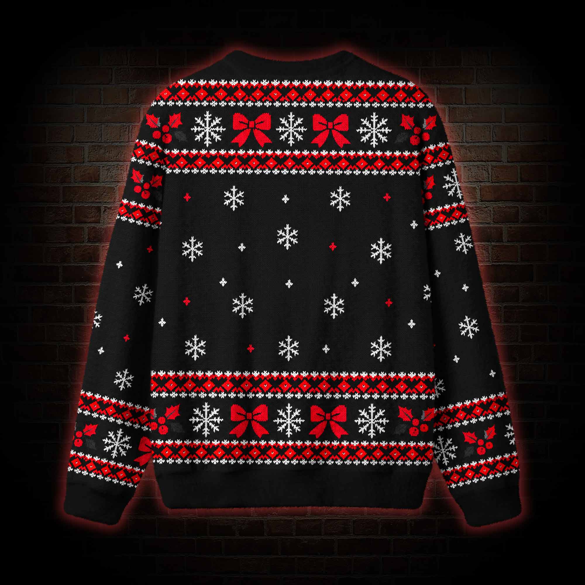 Dark But Festive Ugly Sweatshirts