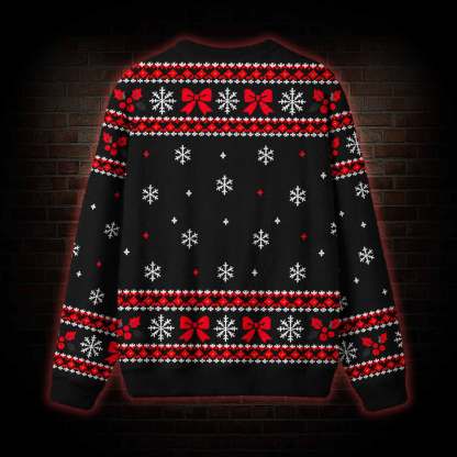 Dark But Festive Ugly Sweatshirts