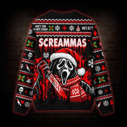 Merry Screammas Ugly Sweatshirts