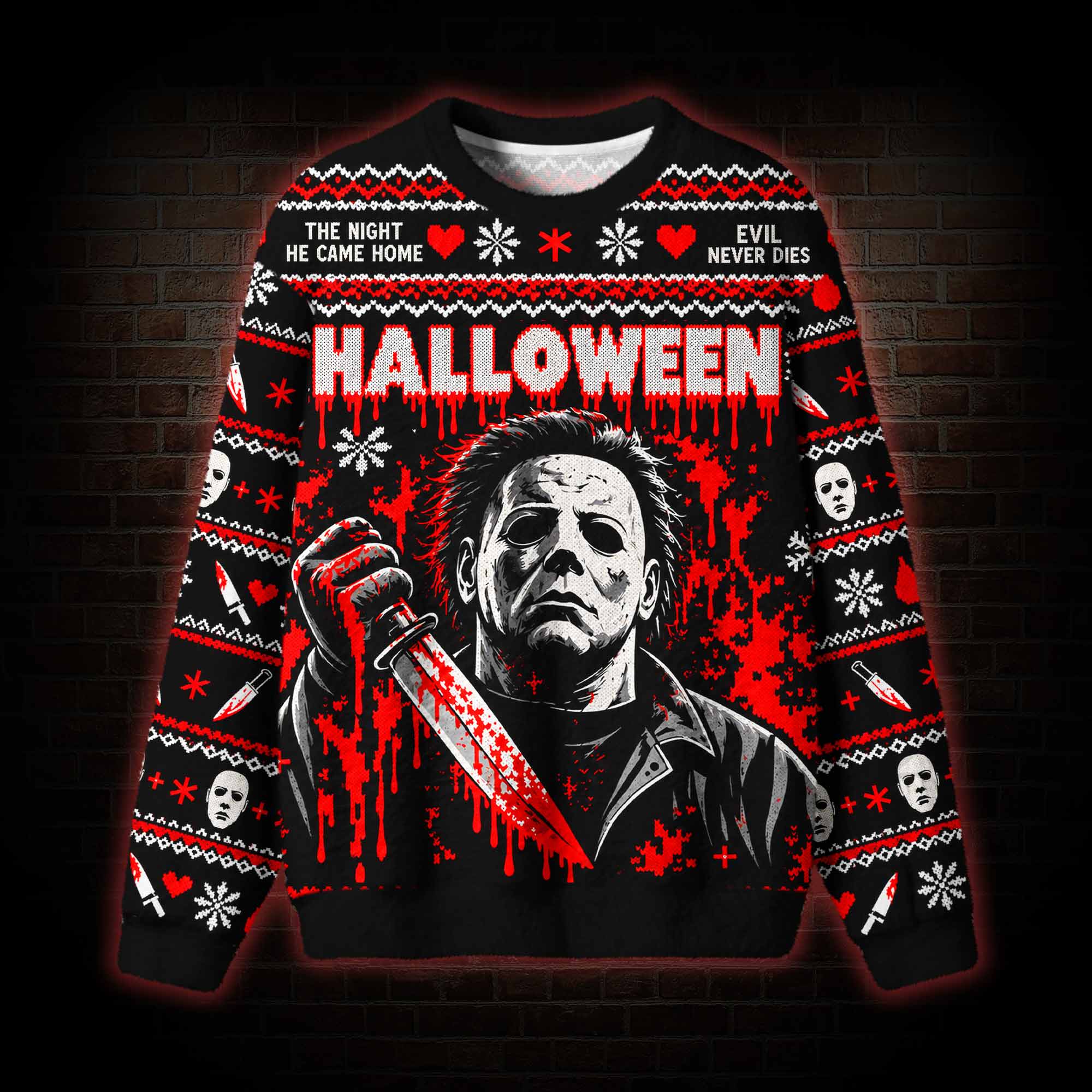 I Prefer Halloween Ugly Sweatshirts