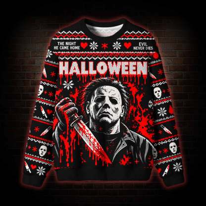 I Prefer Halloween Ugly Sweatshirts