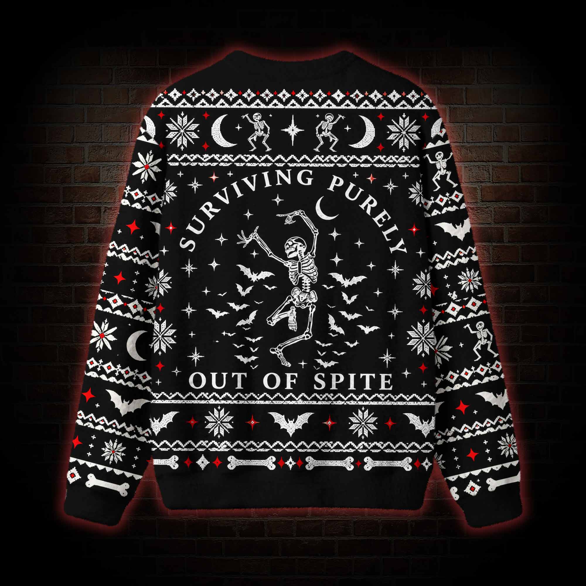 Surviving Purely Out of Spite Ugly Sweatshirts