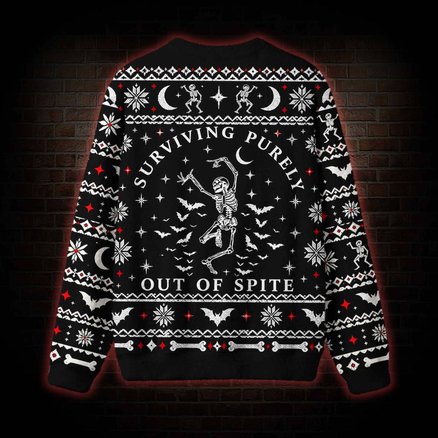 Surviving Purely Out of Spite Ugly Sweatshirts