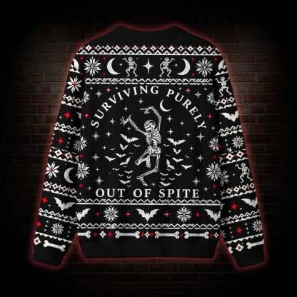 Surviving Purely Out of Spite Ugly Sweatshirts