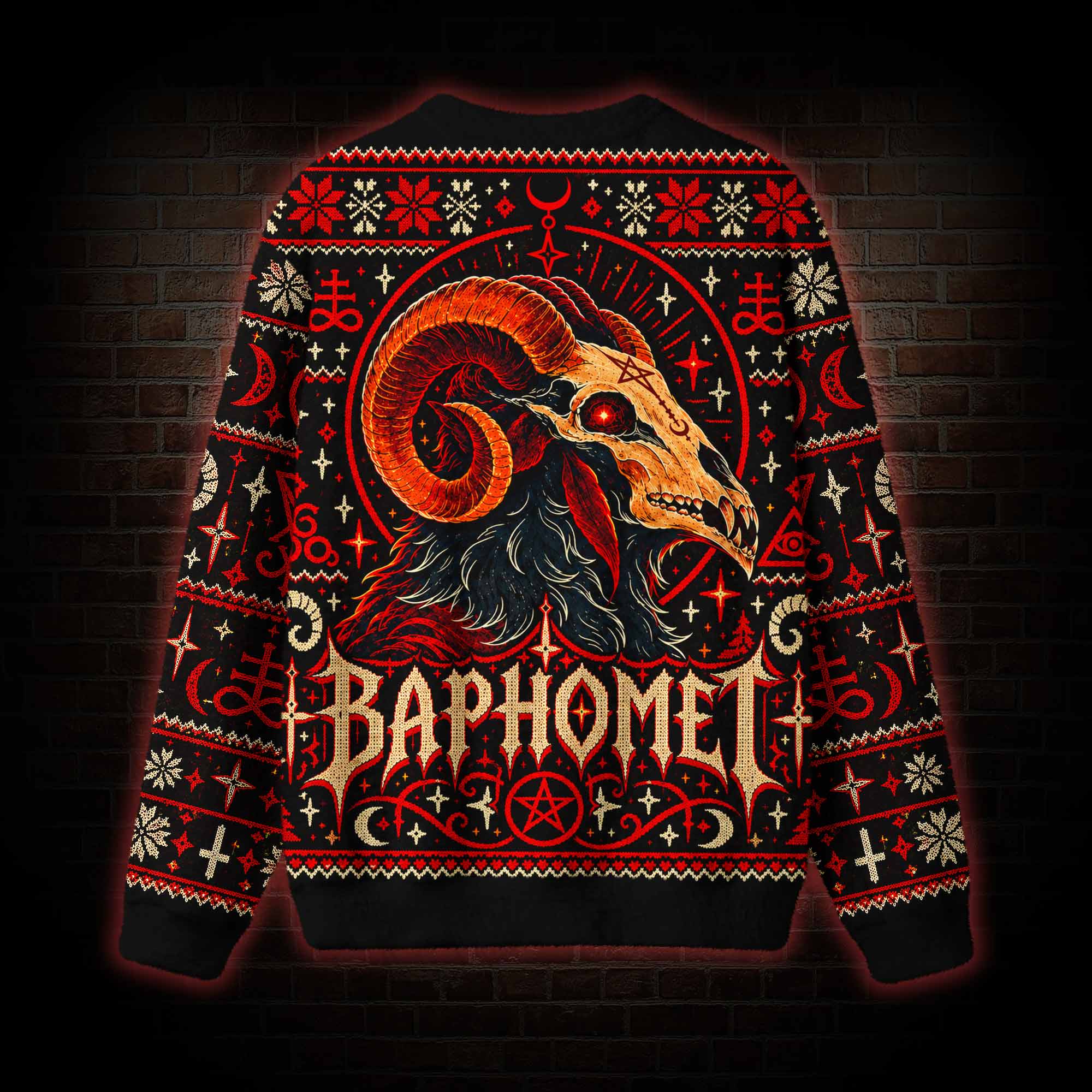 Baphomet Ugly Sweatshirts
