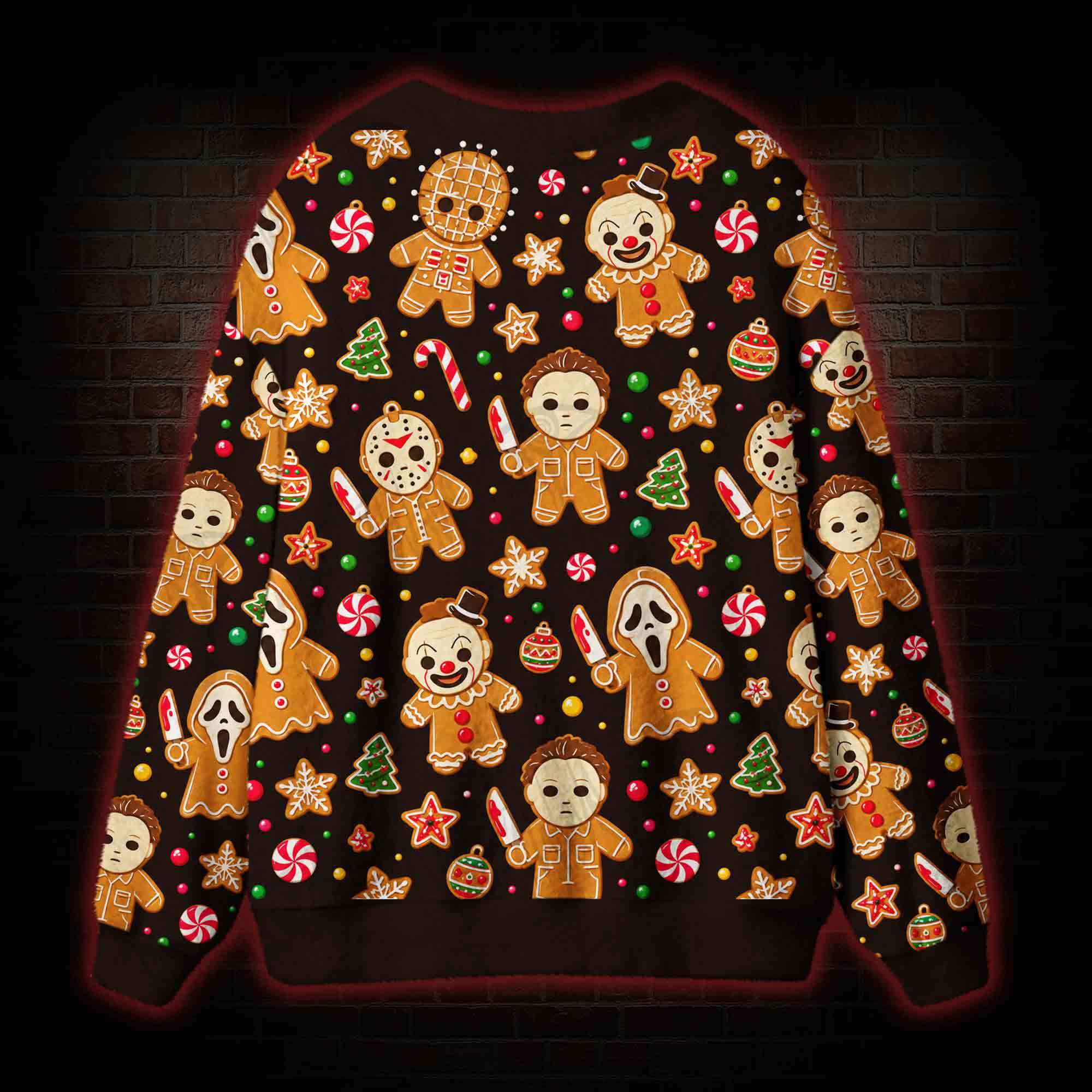 Slasher Cookie Cardigan Sweater