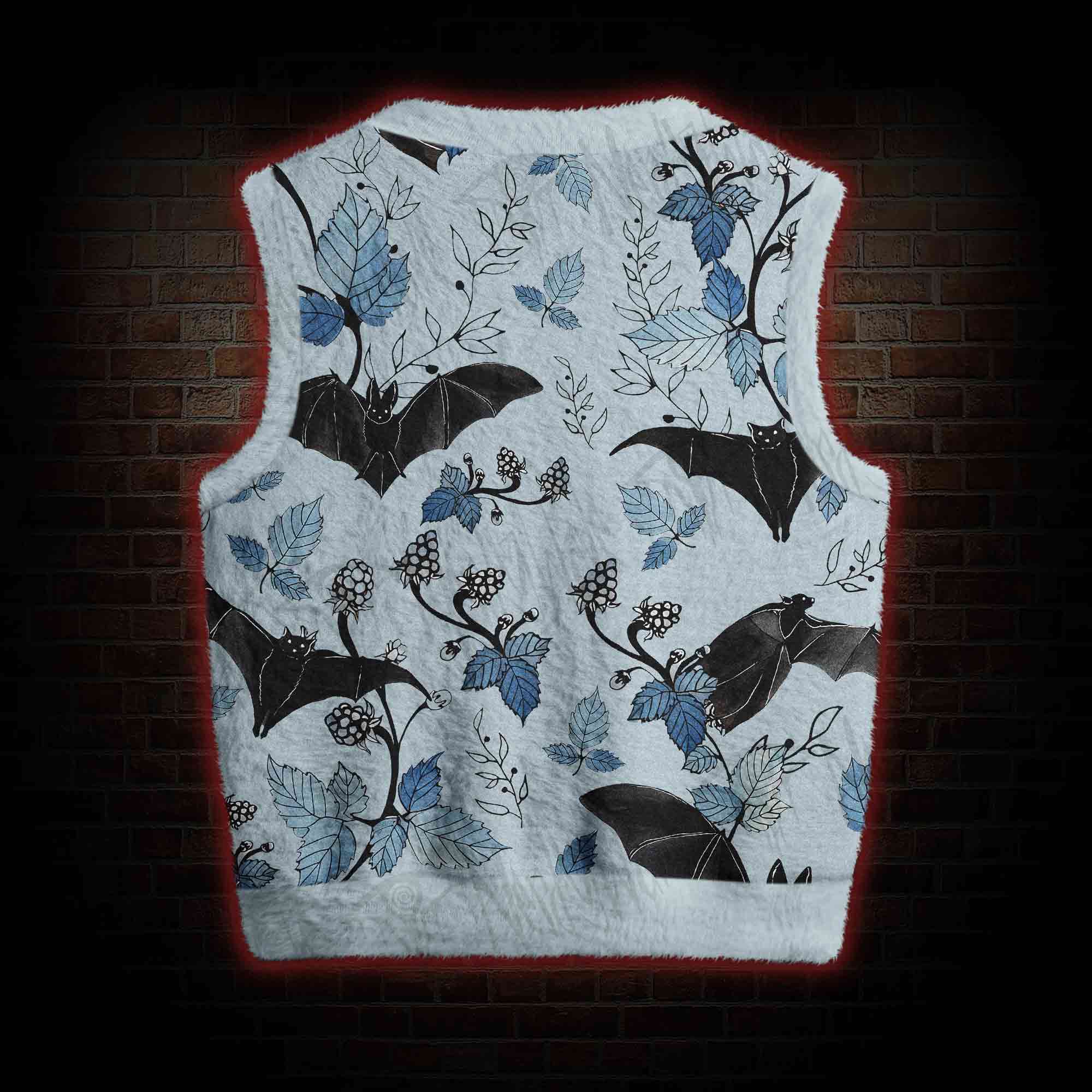 Flying Bats Ugly Sweater Vest
