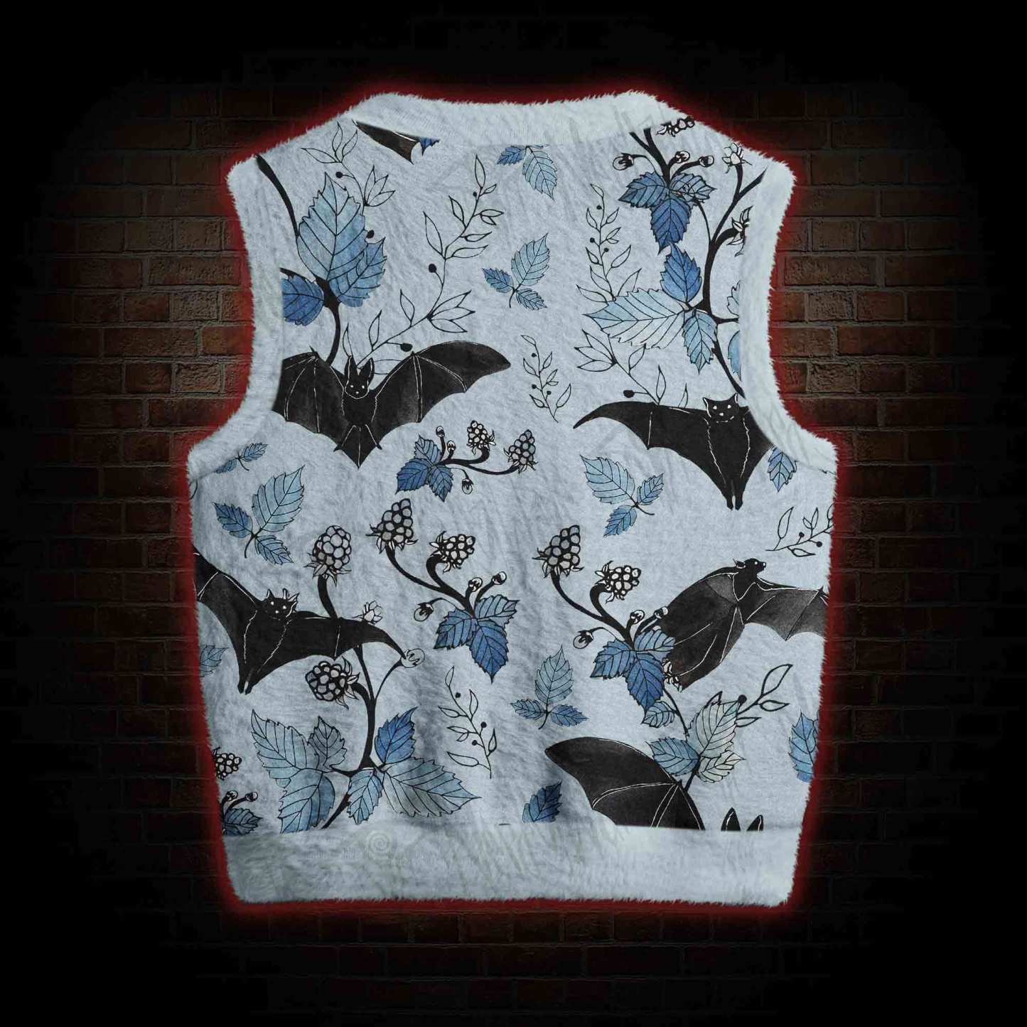 Flying Bats Ugly Sweater Vest