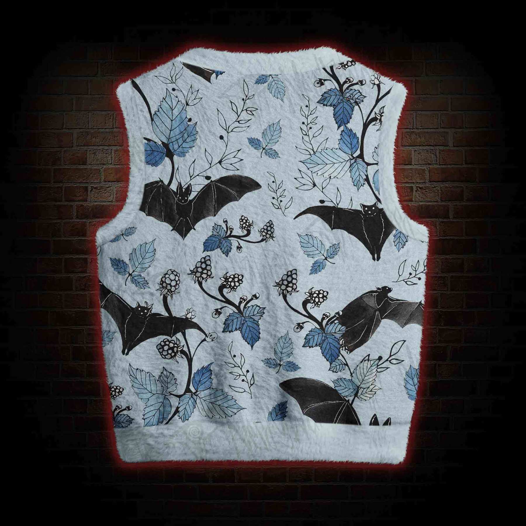 Flying Bats Ugly Sweater Vest