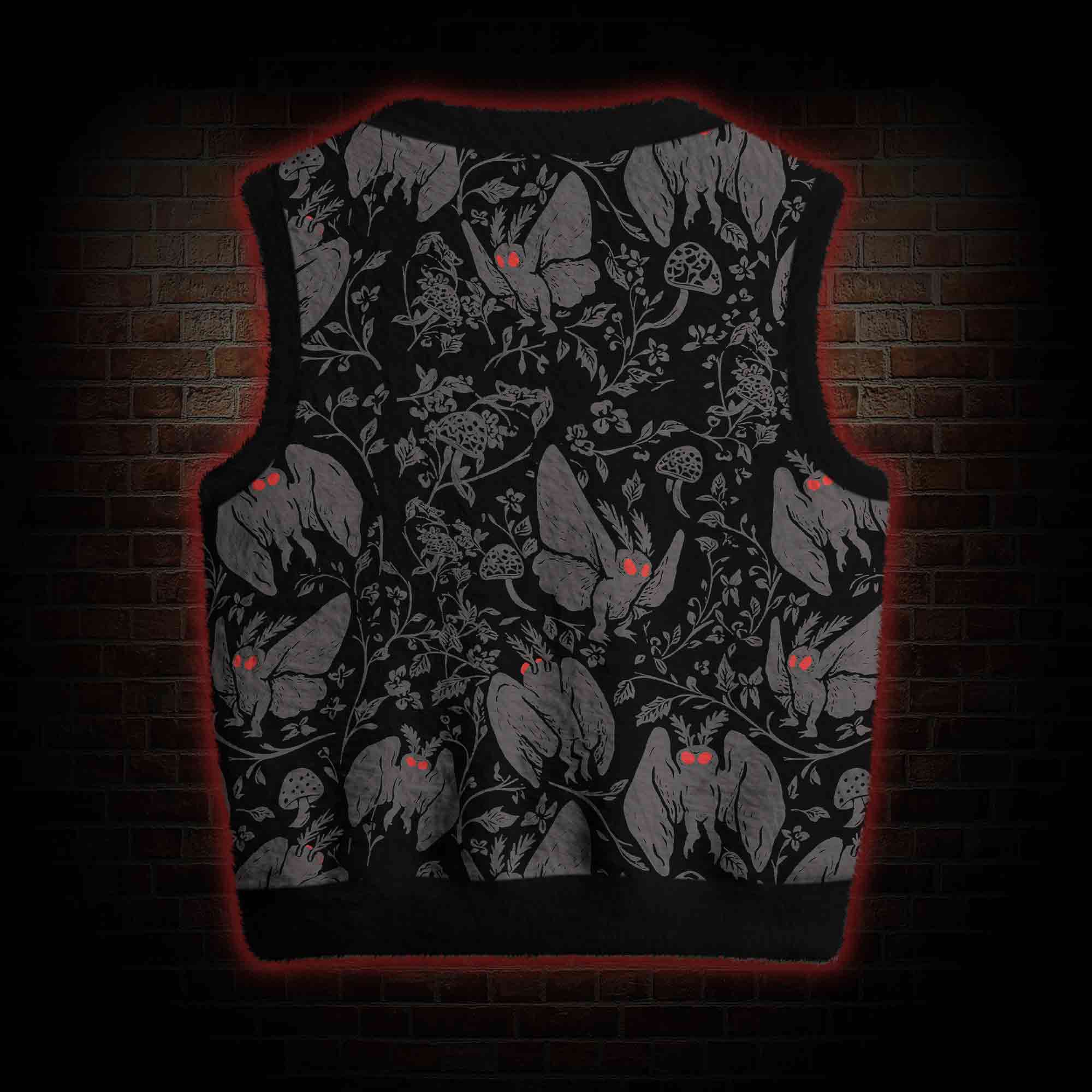 Mothman in the Jungle Ugly Sweater Vest