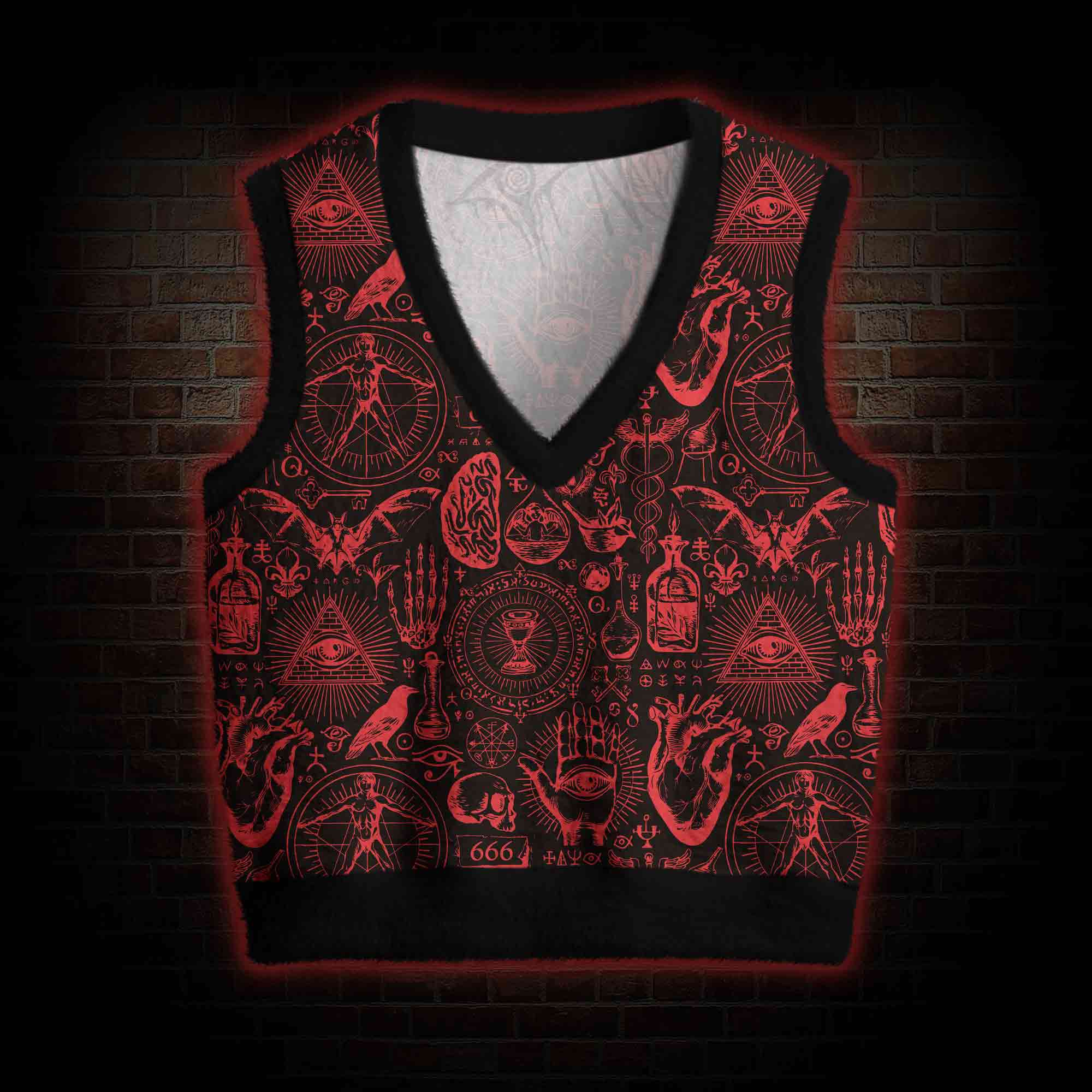 Occultism Ugly Sweater Vest