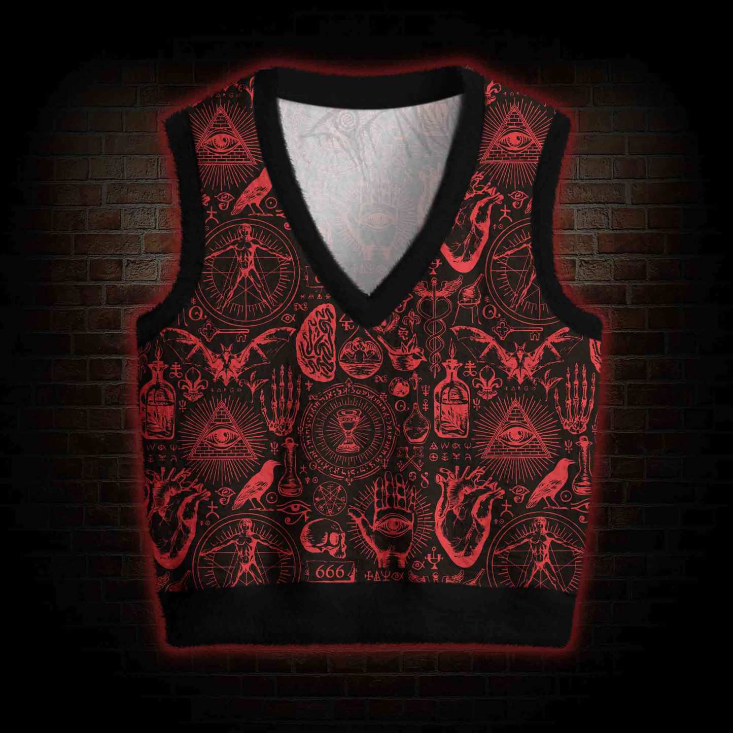 Occultism Ugly Sweater Vest