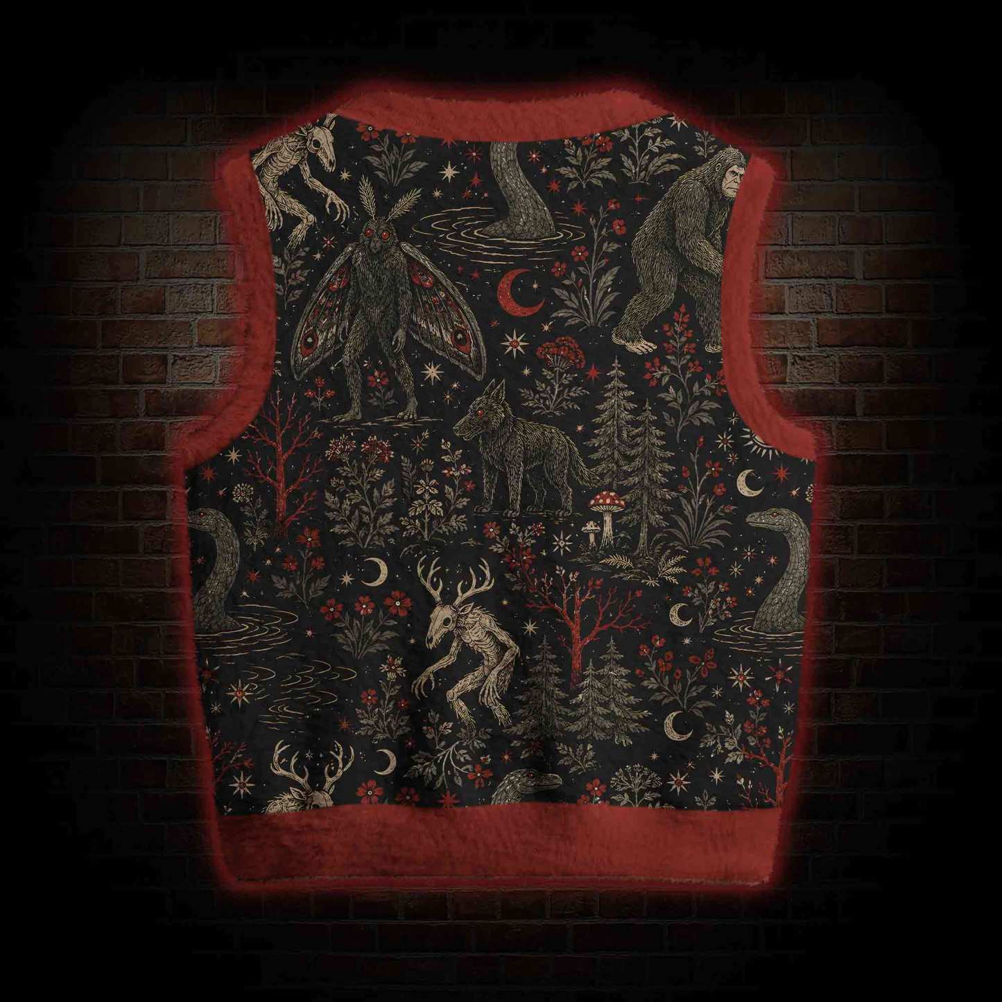 Creatures of the Night Ugly Sweater Vest