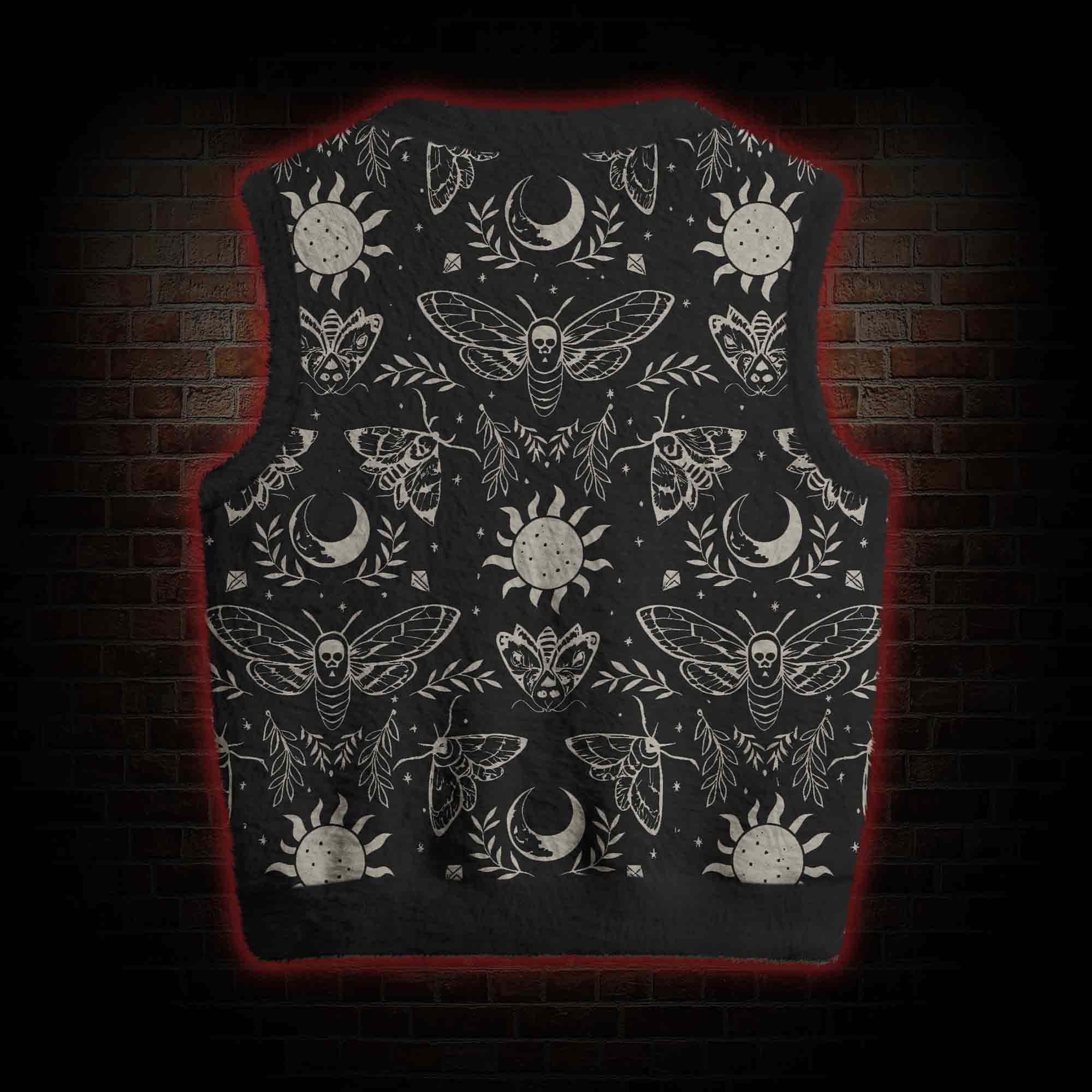 Occult Moth Ugly Sweater Vest