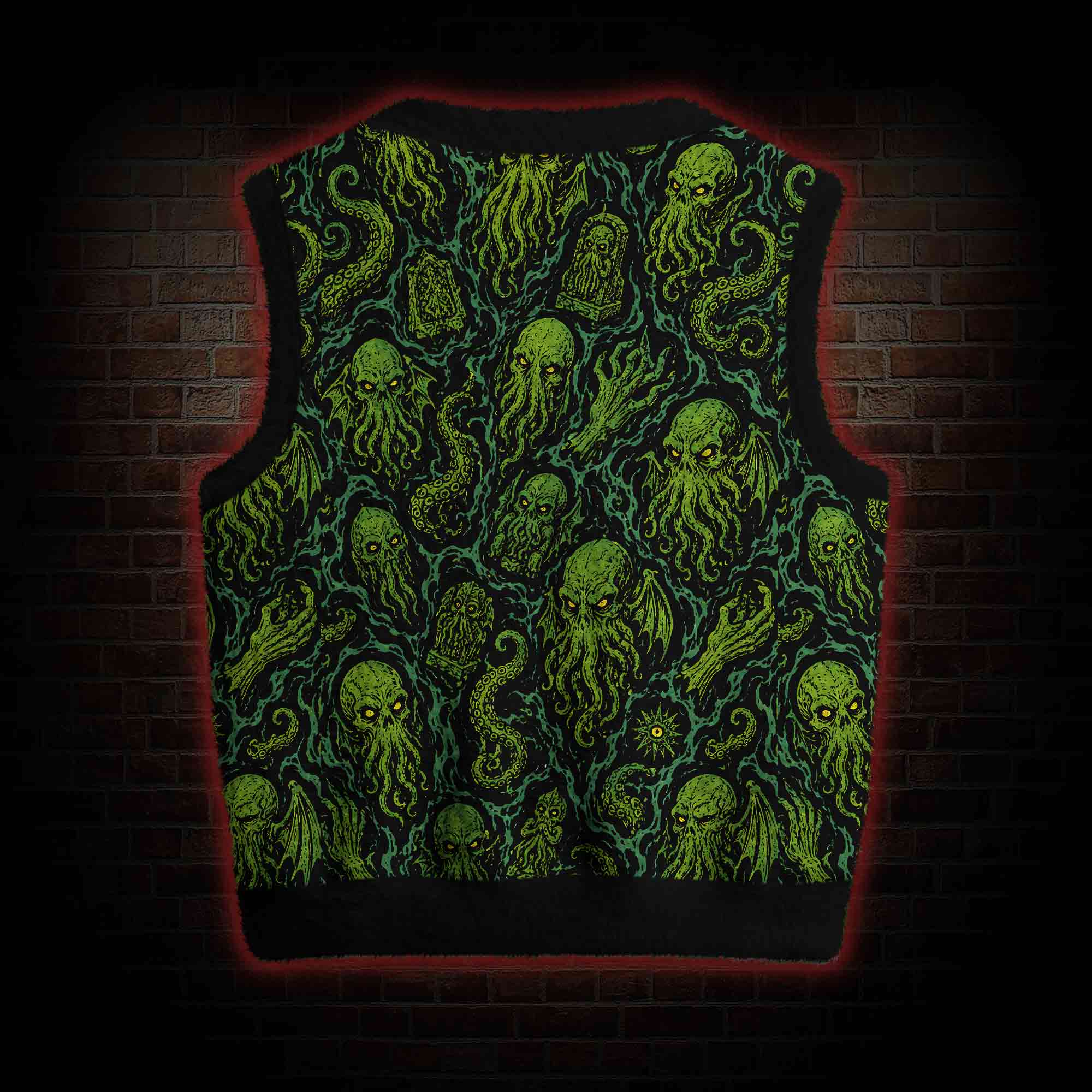 Cthulhu Mythos Ugly Sweater Vest